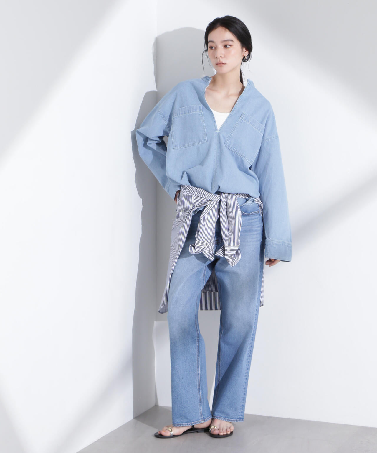 「MC」”TIMELESS WARDROBE”ストレートフィットデニム 6695127316