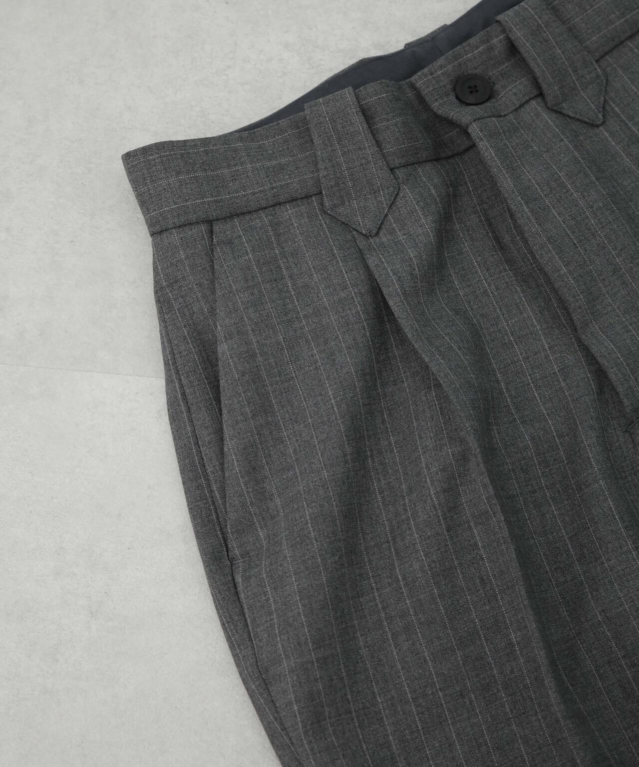 ANTHEM A/WOOL STRIPE WESTERN SLACKS 6715127042