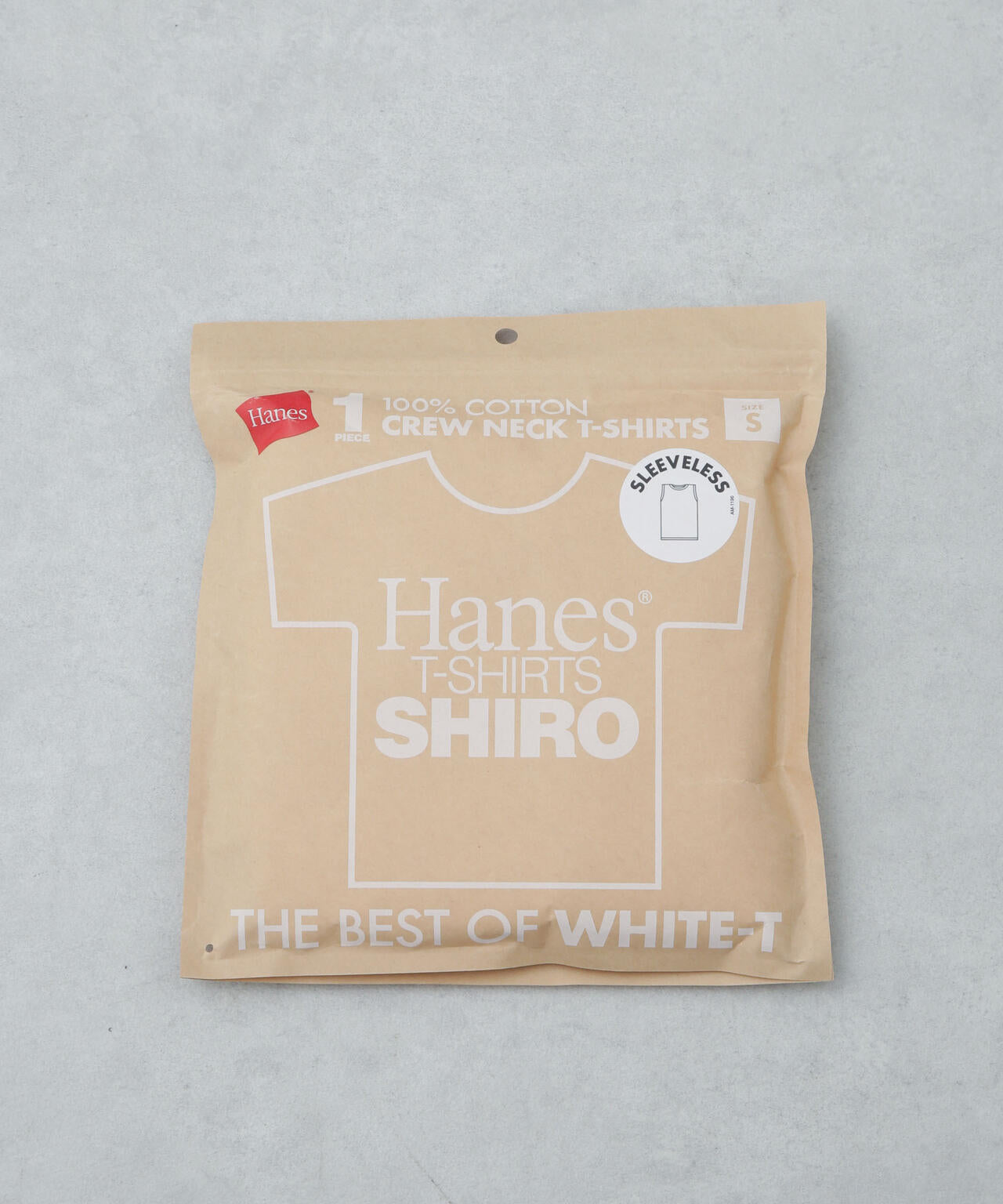 Hanes/1P T-SHIRTS SHIRO スリーブレスTシャツ 6715124011