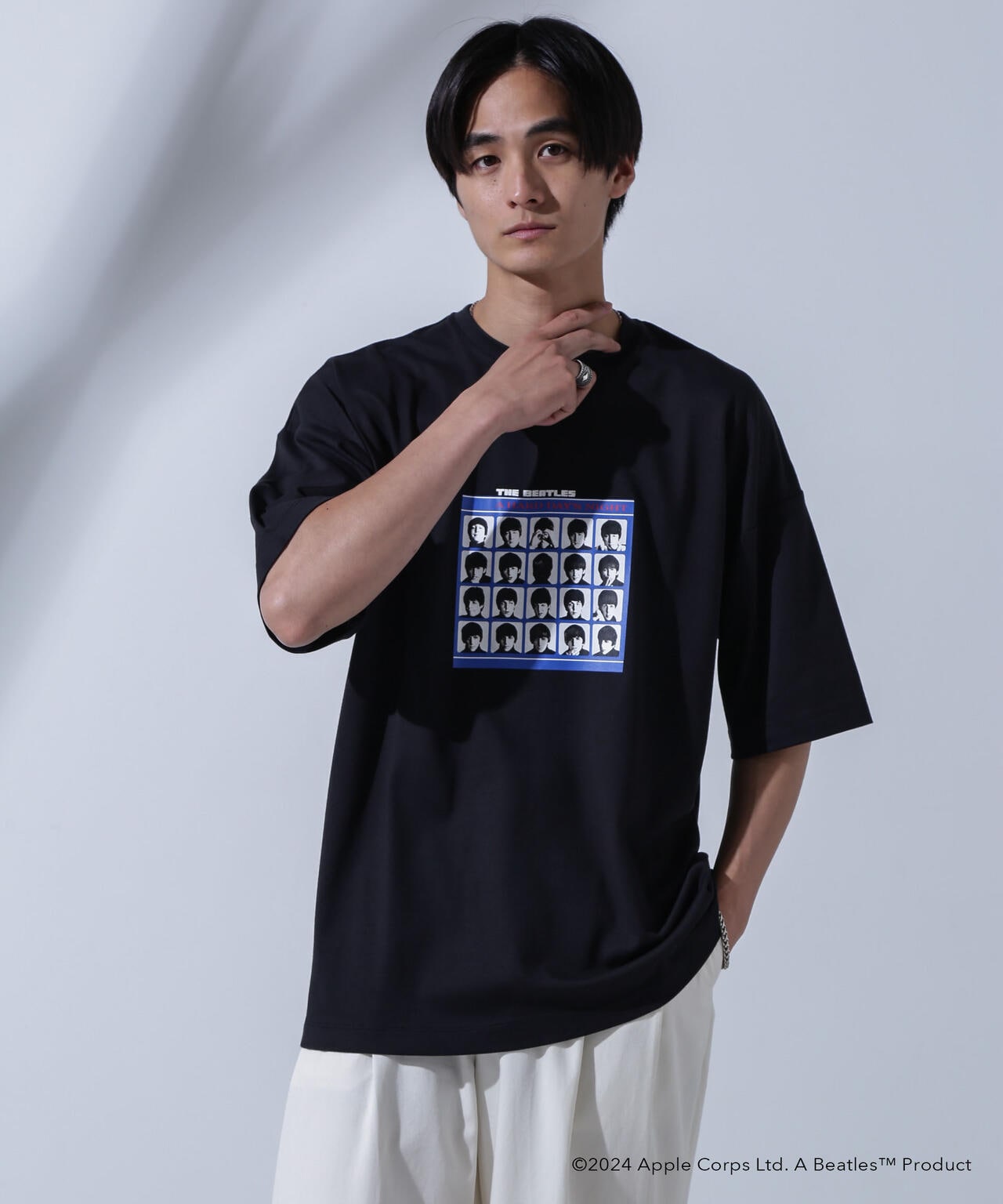 GOOD ROCK SPEED×Anti Soaked(R) 汗染み防止 「THE BEATLES」3 クルーネックビッグTシャツ 6684124244