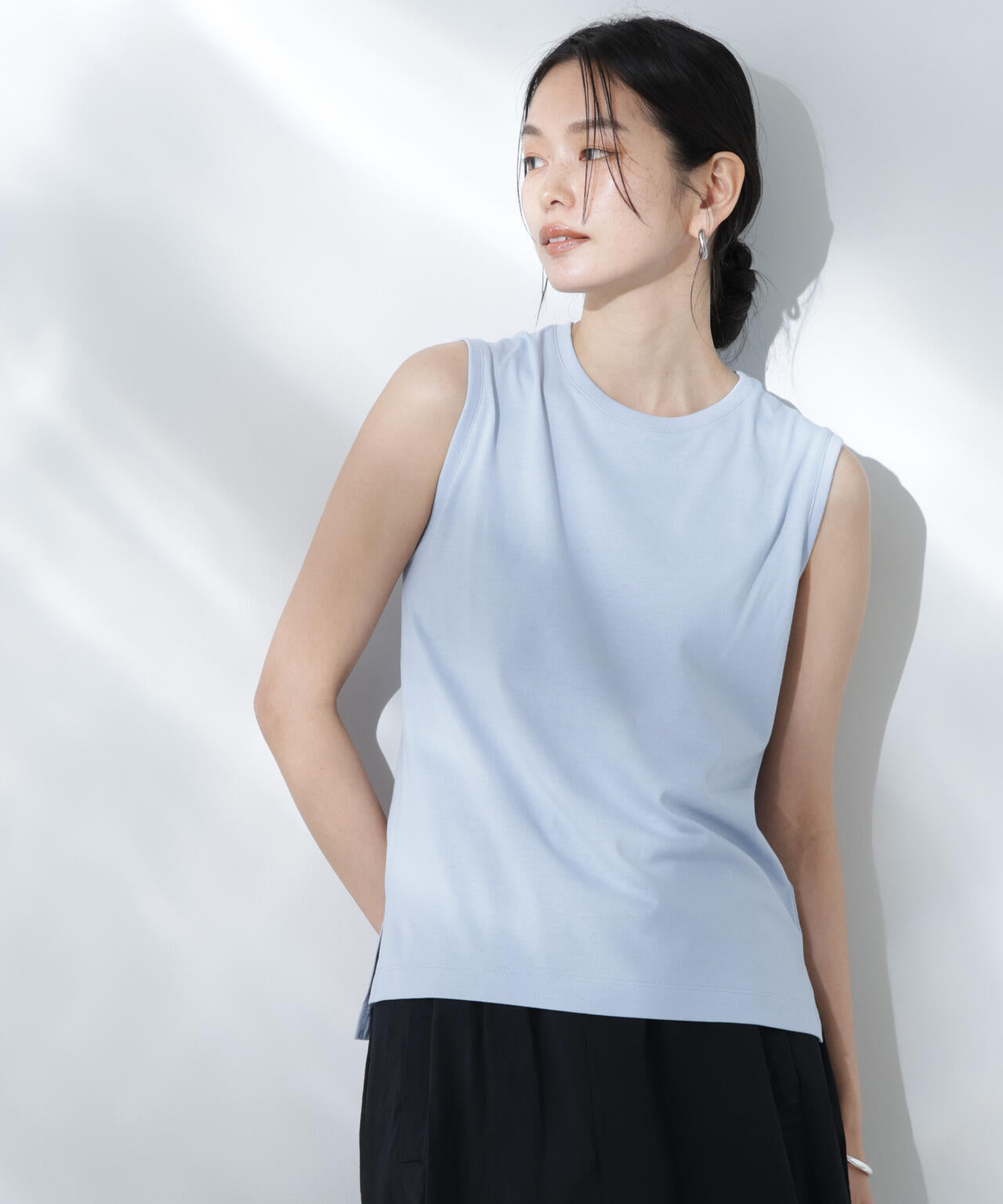 Anti Soaked(R) 汗染み防止カラフルノースリTシャツ 6695124307