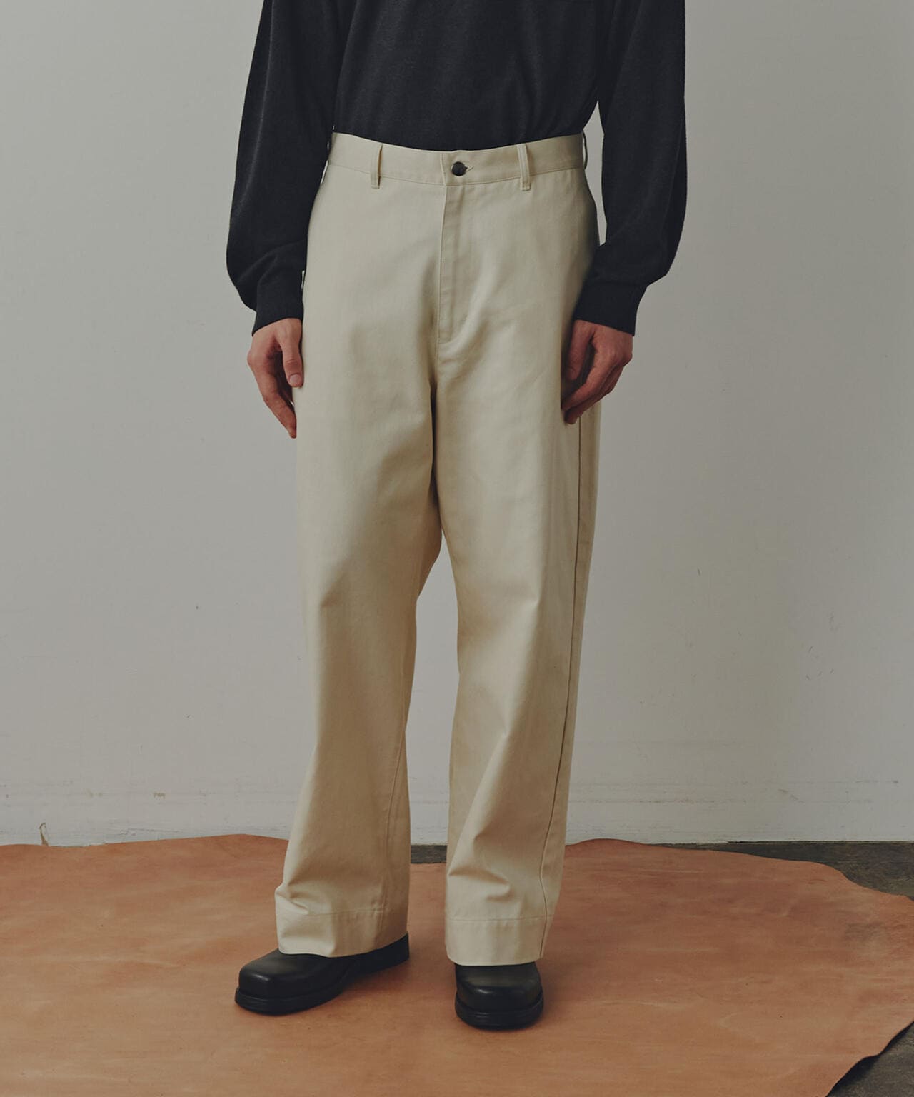 WEB限定/「Commonuse」コットンツイルワイドパンツ 6743227214