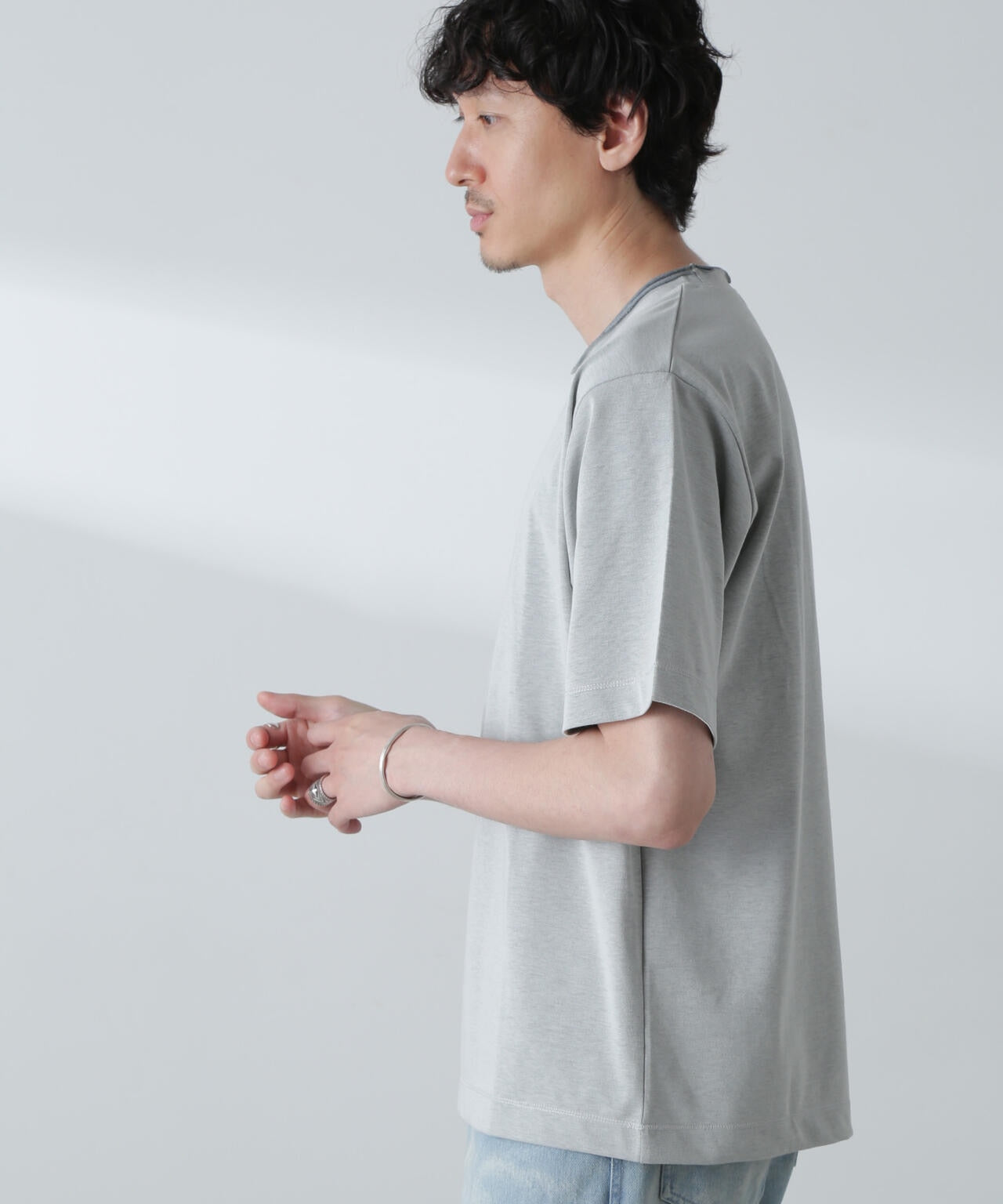 ダブルロールネック プレーティングTシャツ 6684124251