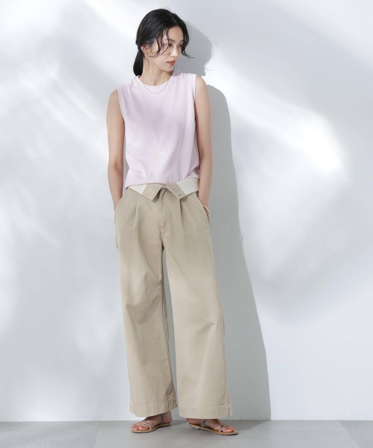 Anti Soaked(R) 汗染み防止カラフルノースリTシャツ 6695124307