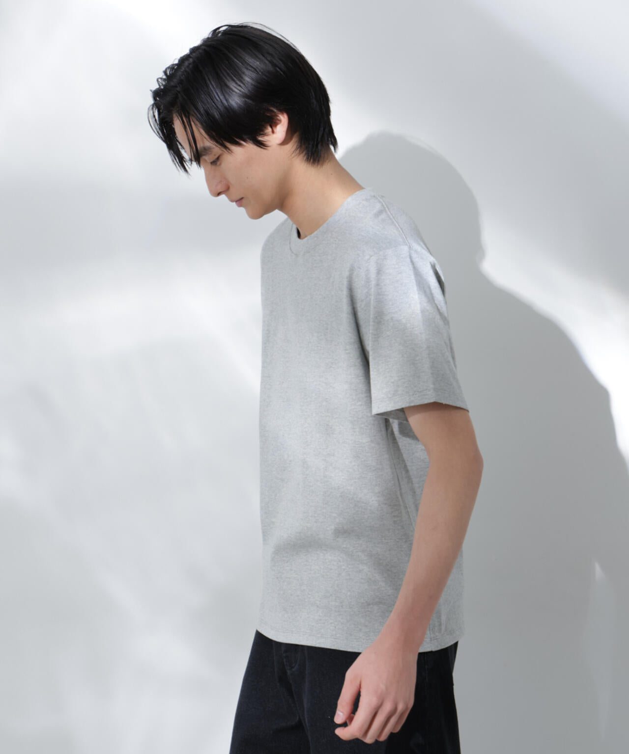 Anti Soaked(R) 汗染み防止 クルーネック レギュラーシルエットTシャツ 6685124202