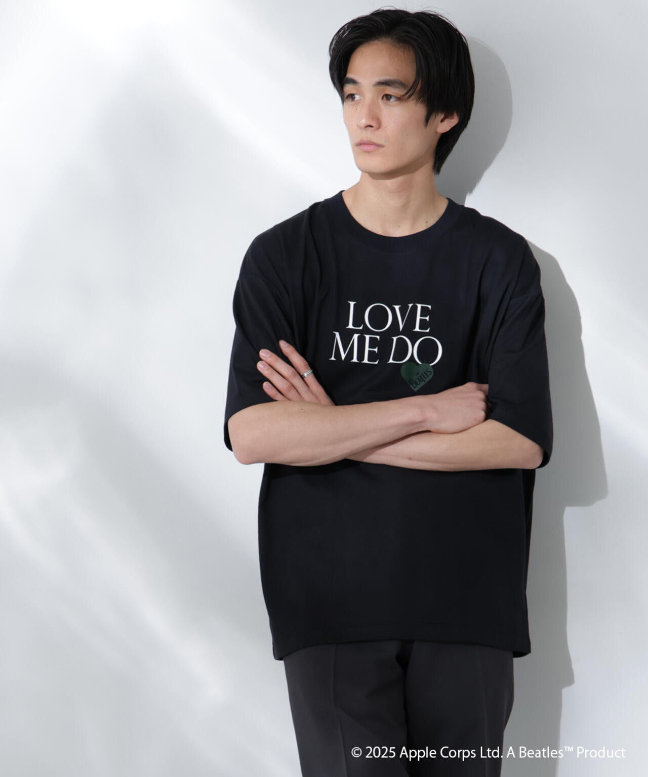 Anti Soaked(R)×BEATLES LOVE ME DO汗染み防止Tシャツ 6685124218