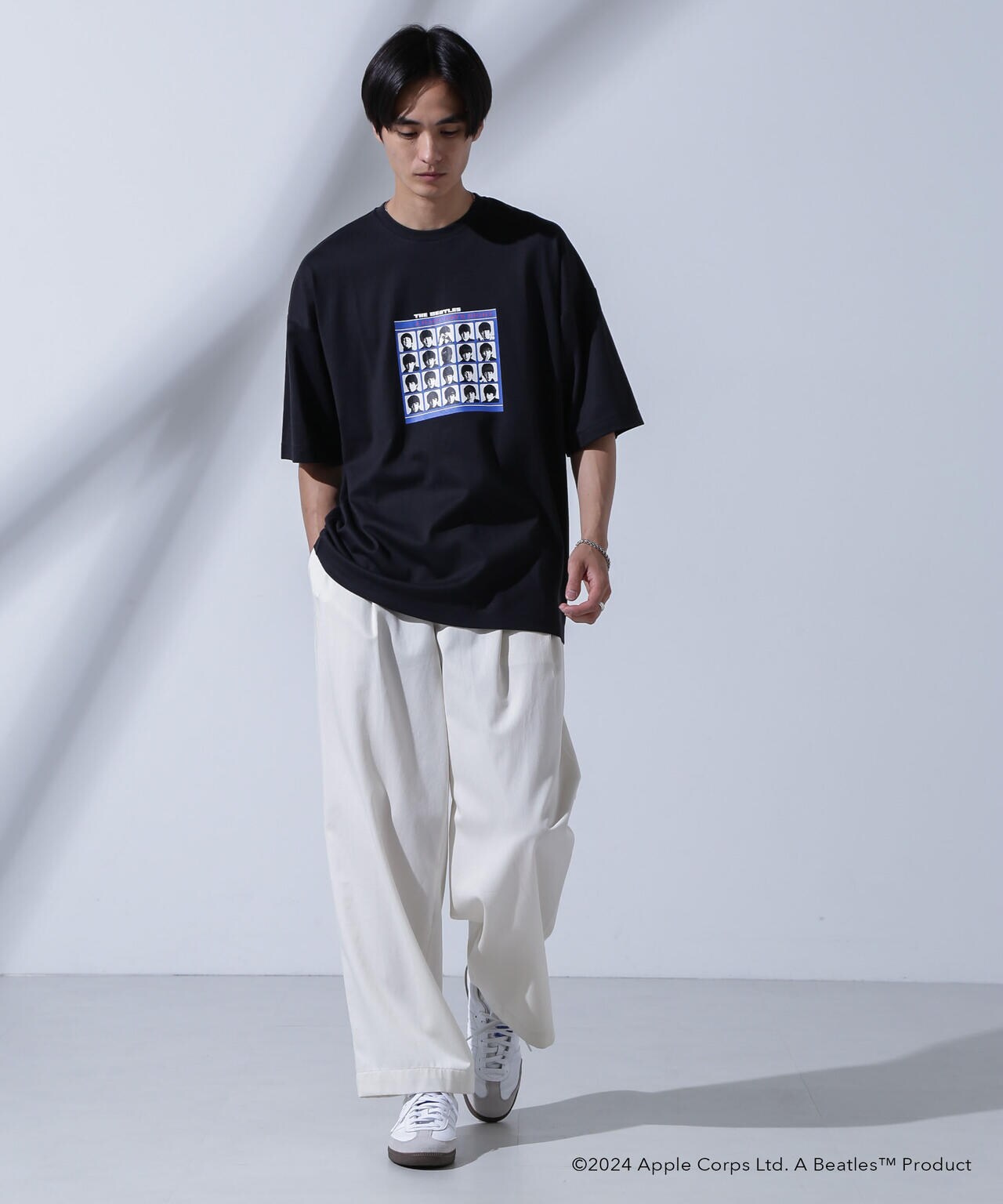 GOOD ROCK SPEED×Anti Soaked(R) 汗染み防止 「THE BEATLES」3 クルーネックビッグTシャツ 6684124244