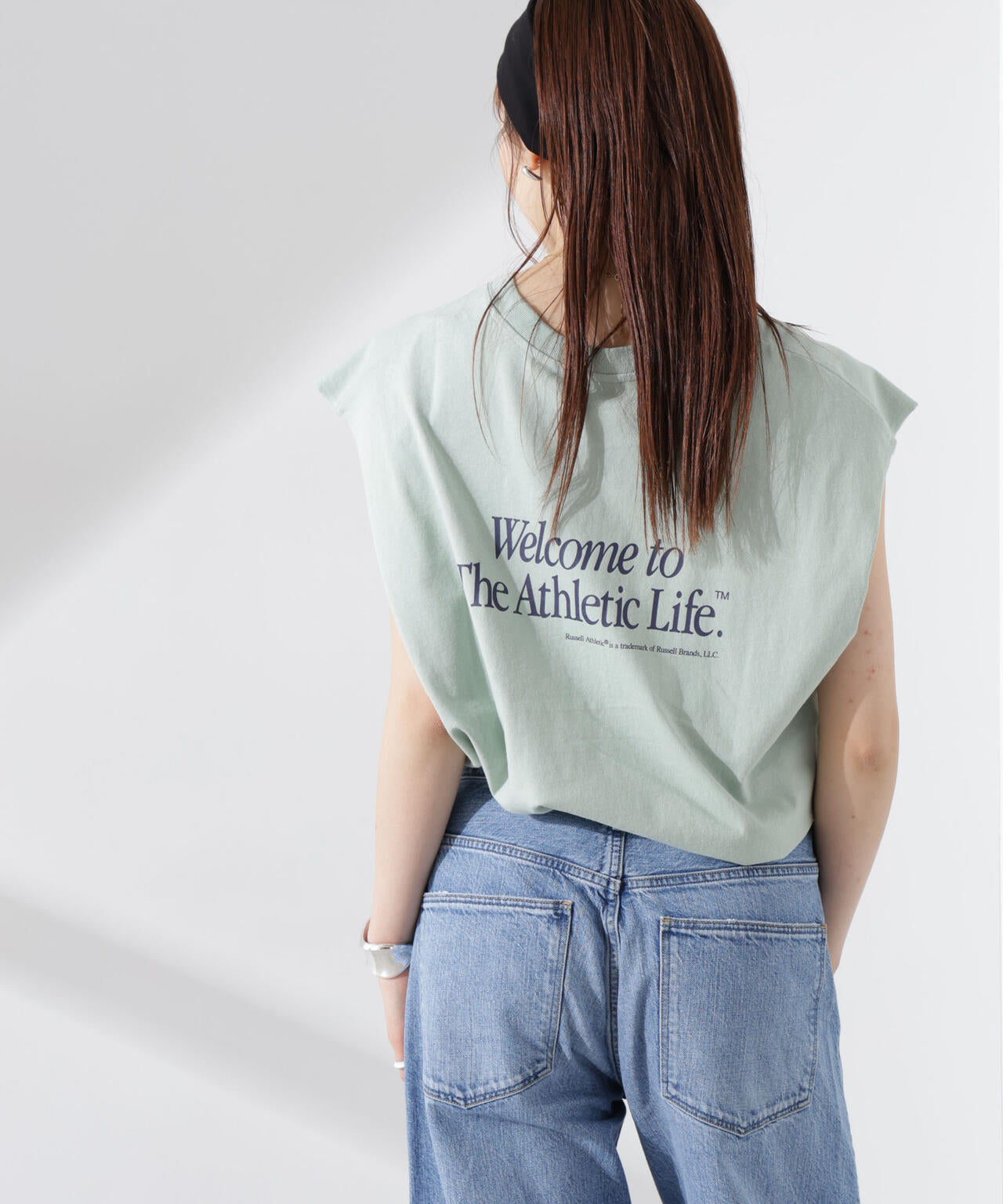 RUSSELL ATHLETIC/別注 Jersey Sleeveless Graphic T 6715124034