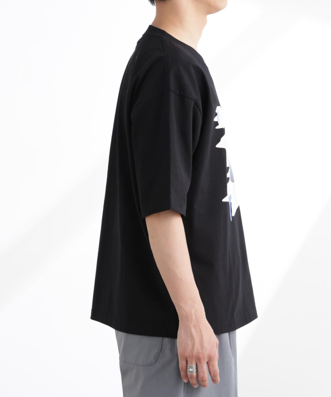 「MOFFISIE」1.0オリジナルプリント Tシャツ 半袖 6725124225