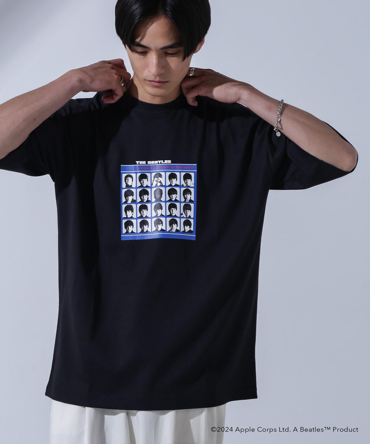 GOOD ROCK SPEED×Anti Soaked(R) 汗染み防止 「THE BEATLES」3 クルーネックビッグTシャツ 6684124244