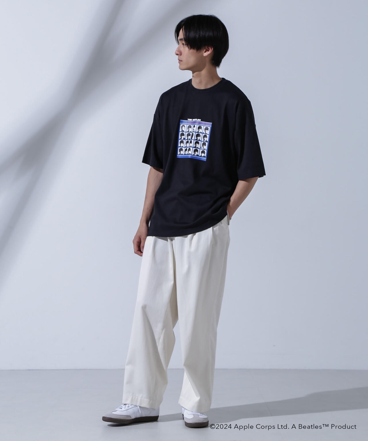GOOD ROCK SPEED×Anti Soaked(R) 汗染み防止 「THE BEATLES」3 クルーネックビッグTシャツ 6684124244