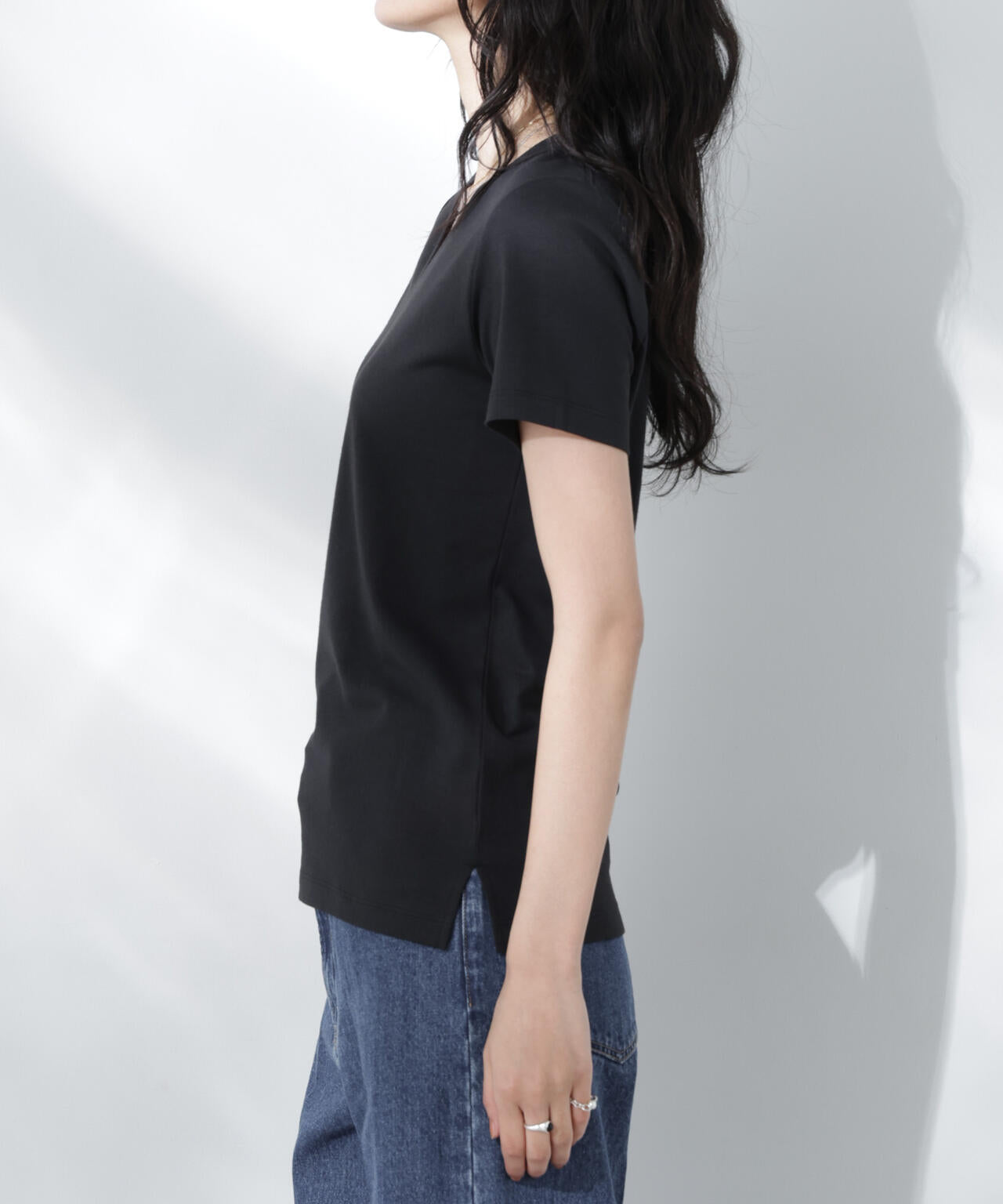 Anti Soaked(R) 汗染み防止VネックTシャツ 6695124301