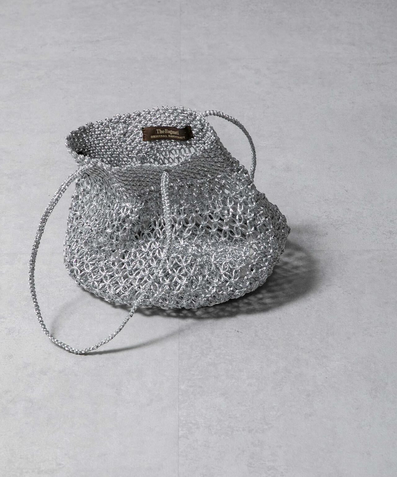 The Bagmati/メタリック マクラメバッグ 6715132058