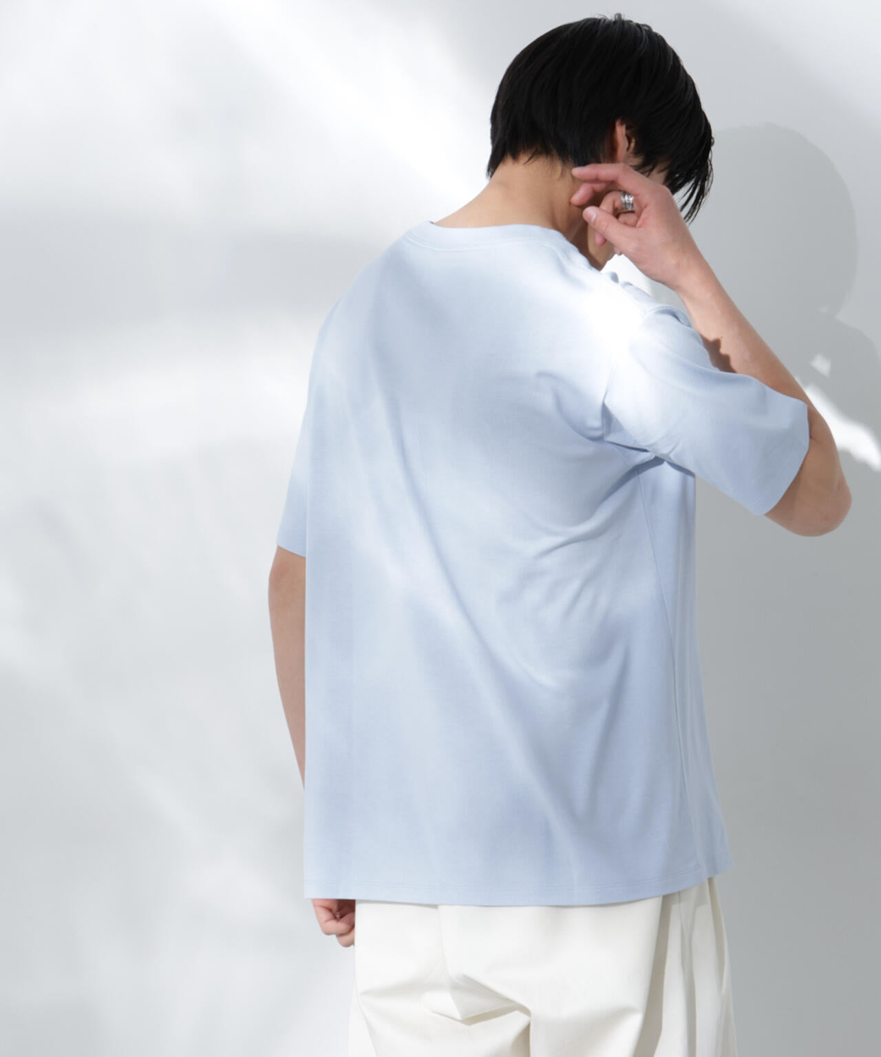 Anti Soaked(R)汗染み防止 De Light ミドルシルエットTシャツ 6685124211