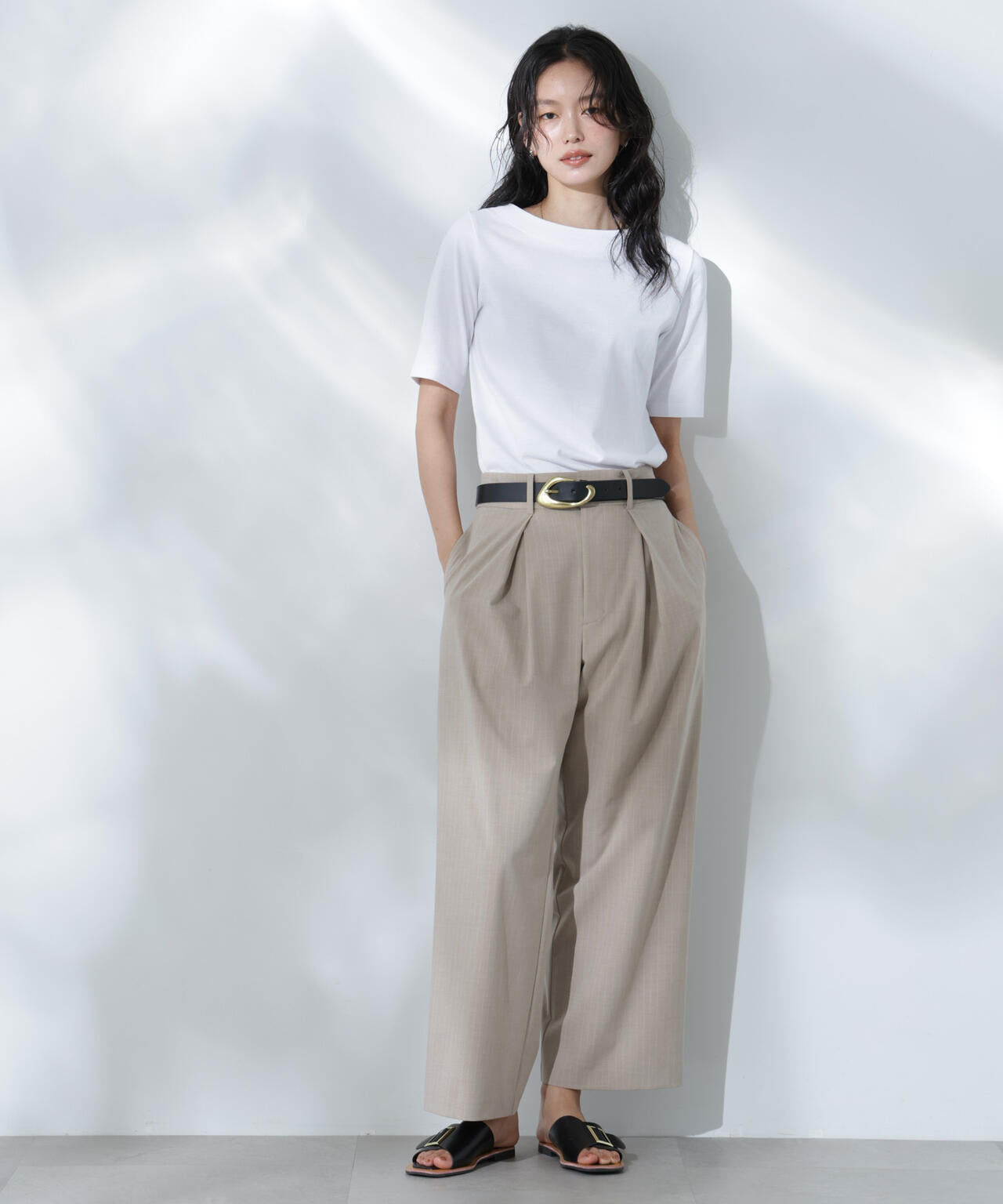 Anti Soaked(R) 汗染み防止ボートネックTシャツ 6695124303