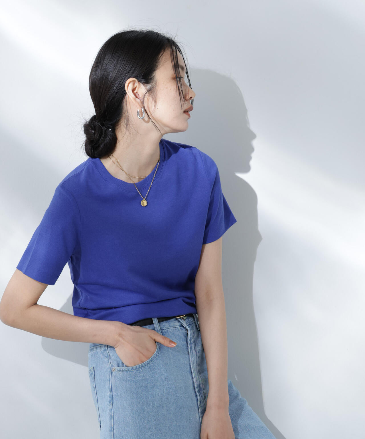 Anti Soaked(R) 汗染み防止カラフルクルーTシャツ 6695124306