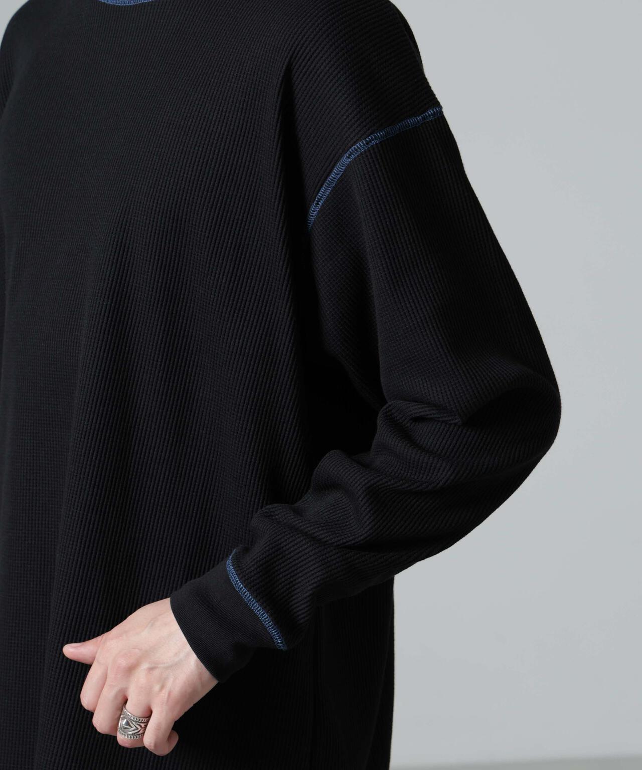 ステッチワッフルTシャツ 長袖 6724223240