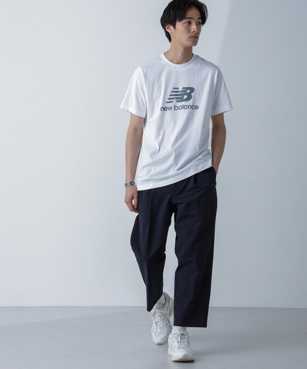 new balance/Stacked Logo ショートスリーブTシャツ 6704124043