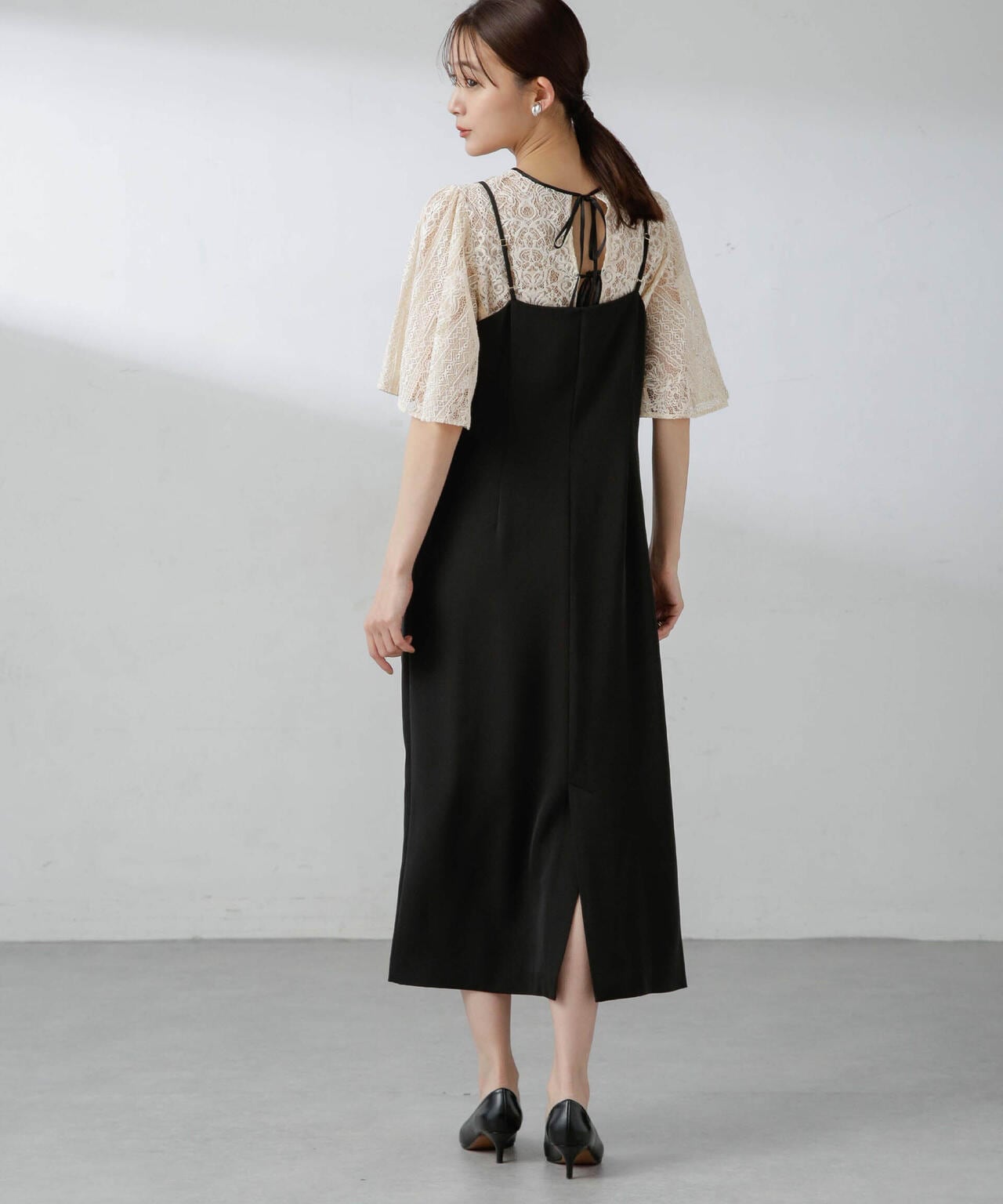 troisiemechaco/パネルレース ダブルクロス 3WAYワンピース 6714119024