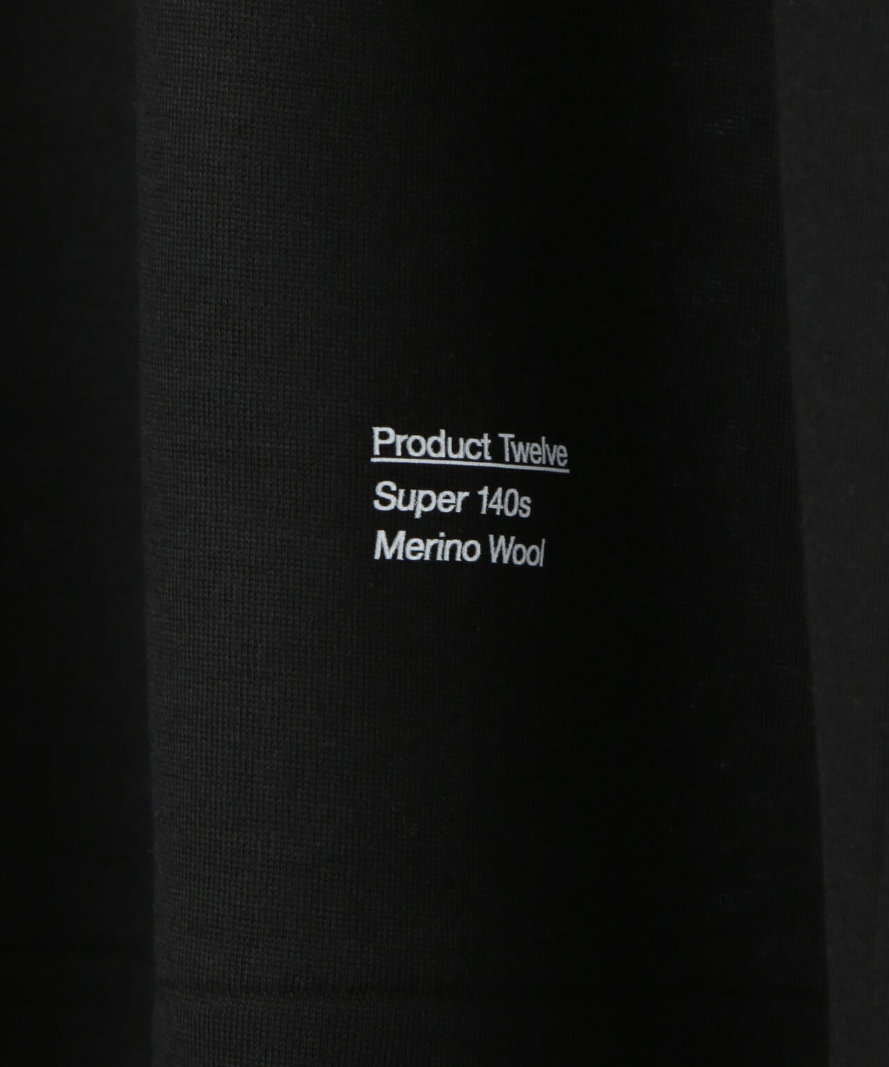 Product Twelve/Super 140’S Melino Wool Tshirt 6705124007