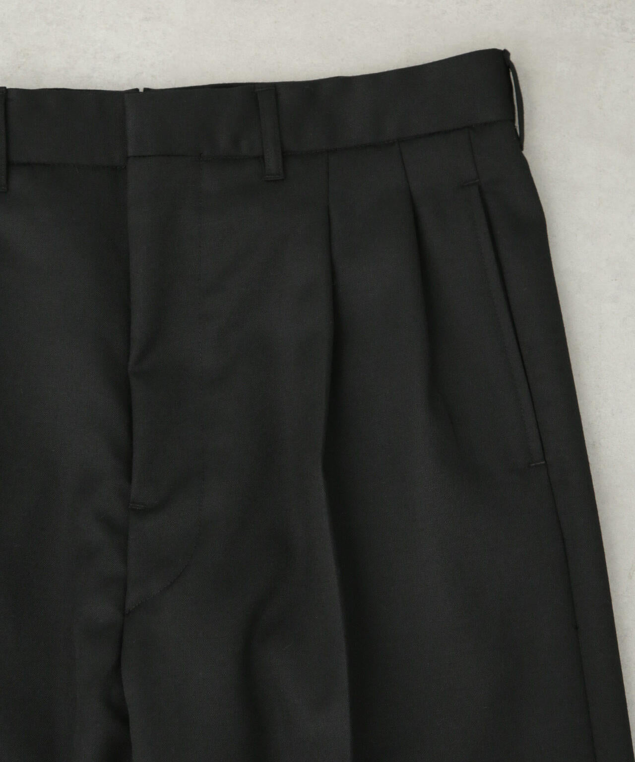benine 9/Wool Gabardine Two-Tuck Slacks 6705127128