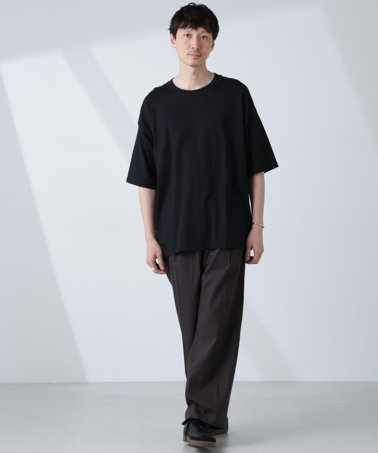 WEB限定/Anti Soaked(R) 汗染み防止 クルーネック ビッグシルエットTシャツ 6685124233