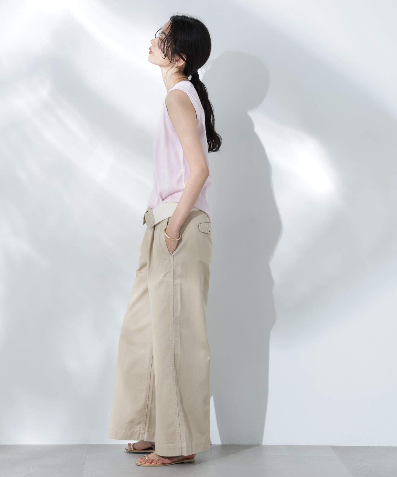 Anti Soaked(R) 汗染み防止カラフルノースリTシャツ 6695124307