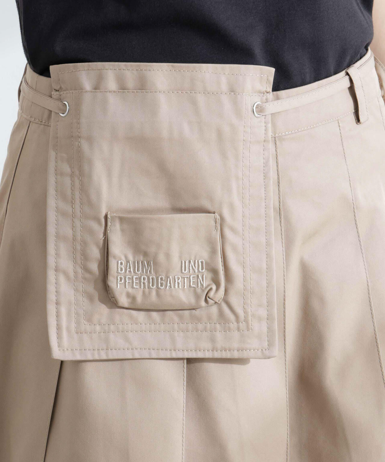 BAUM UND PFERDGARTEN/Heavy Cotton プリーツスカート 6715130009