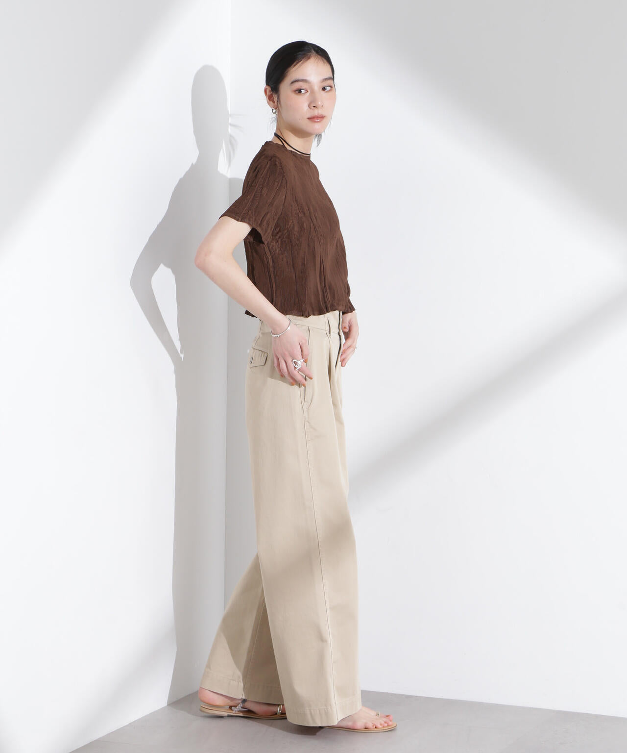 Gongdid Design/Wavy crop top 6715121013