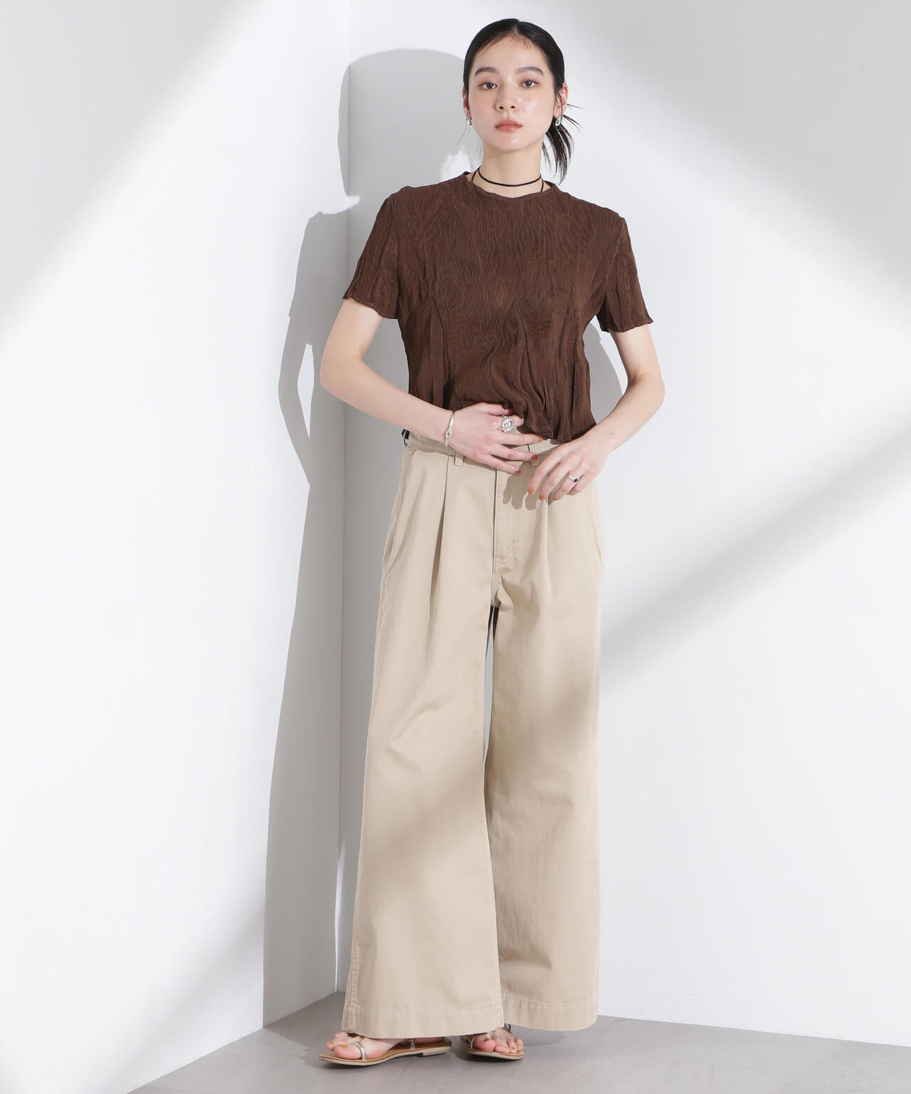 Gongdid Design/Wavy crop top 6715121013