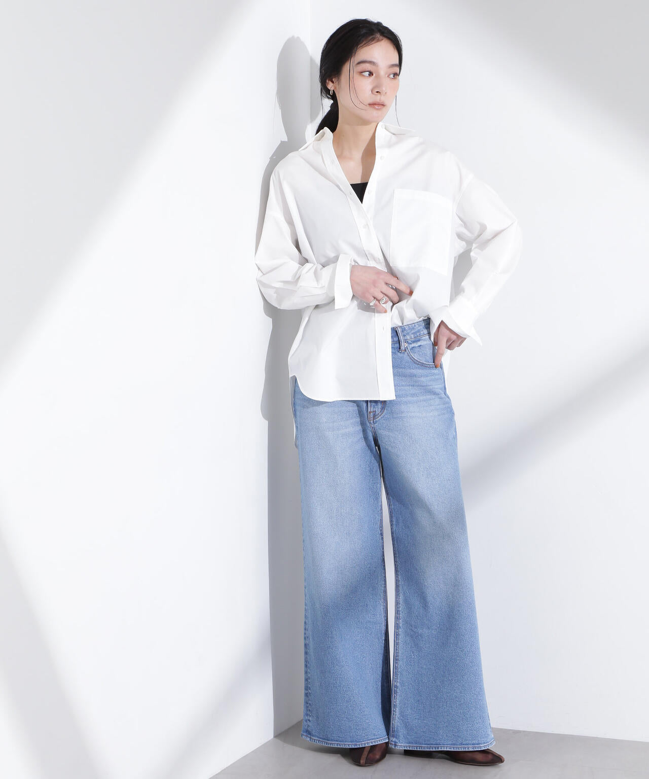 「MC」”TIMELESS WARDROBE”ワイドフィットデニム 6695127317