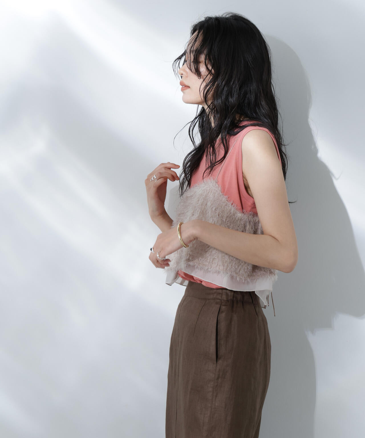 Anti Soaked(R) 汗染み防止カラフルノースリTシャツ 6695124307