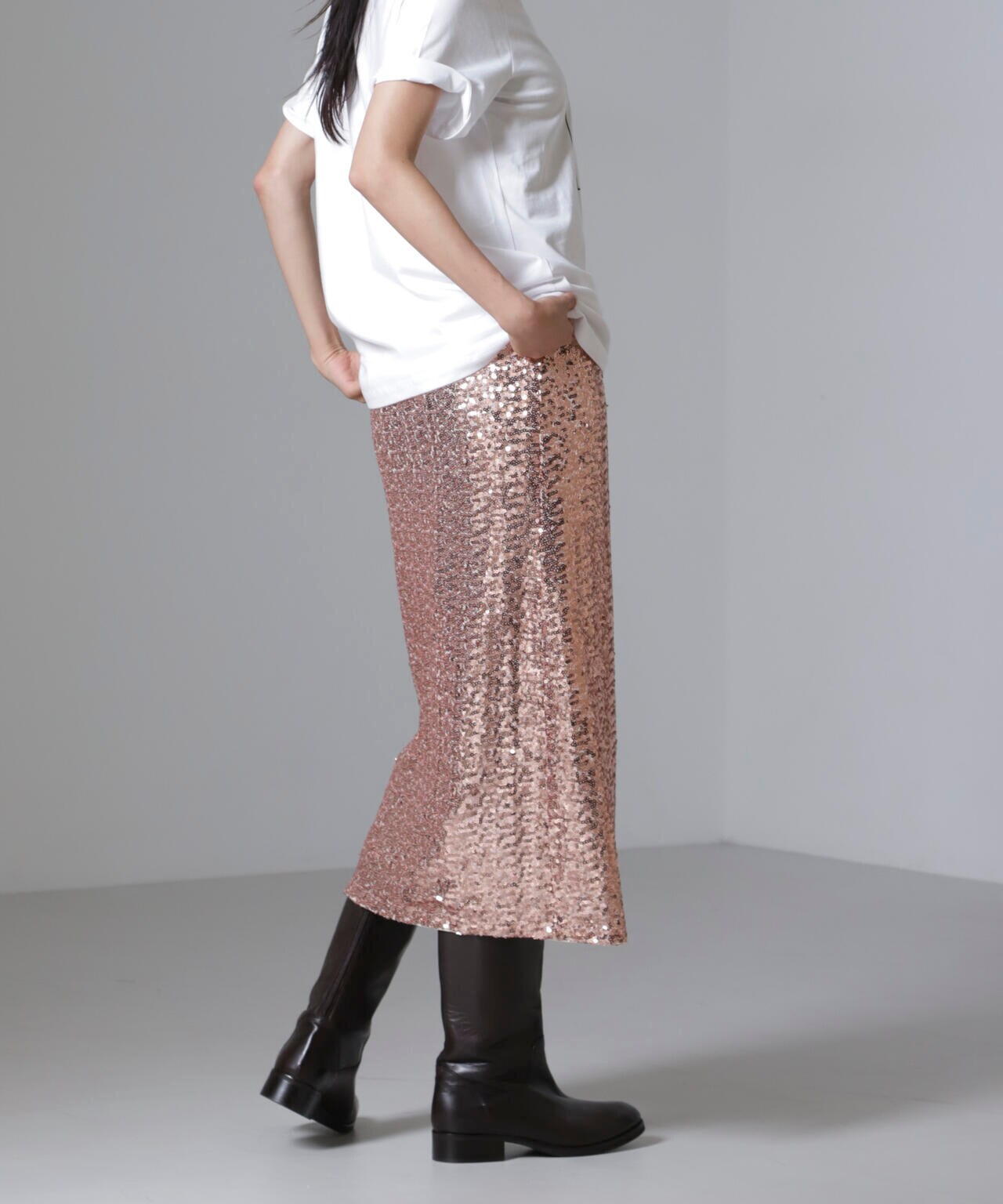 BAUM UND PFERDGARTEN/Sequins スカート(セットアップ可) 6714230014