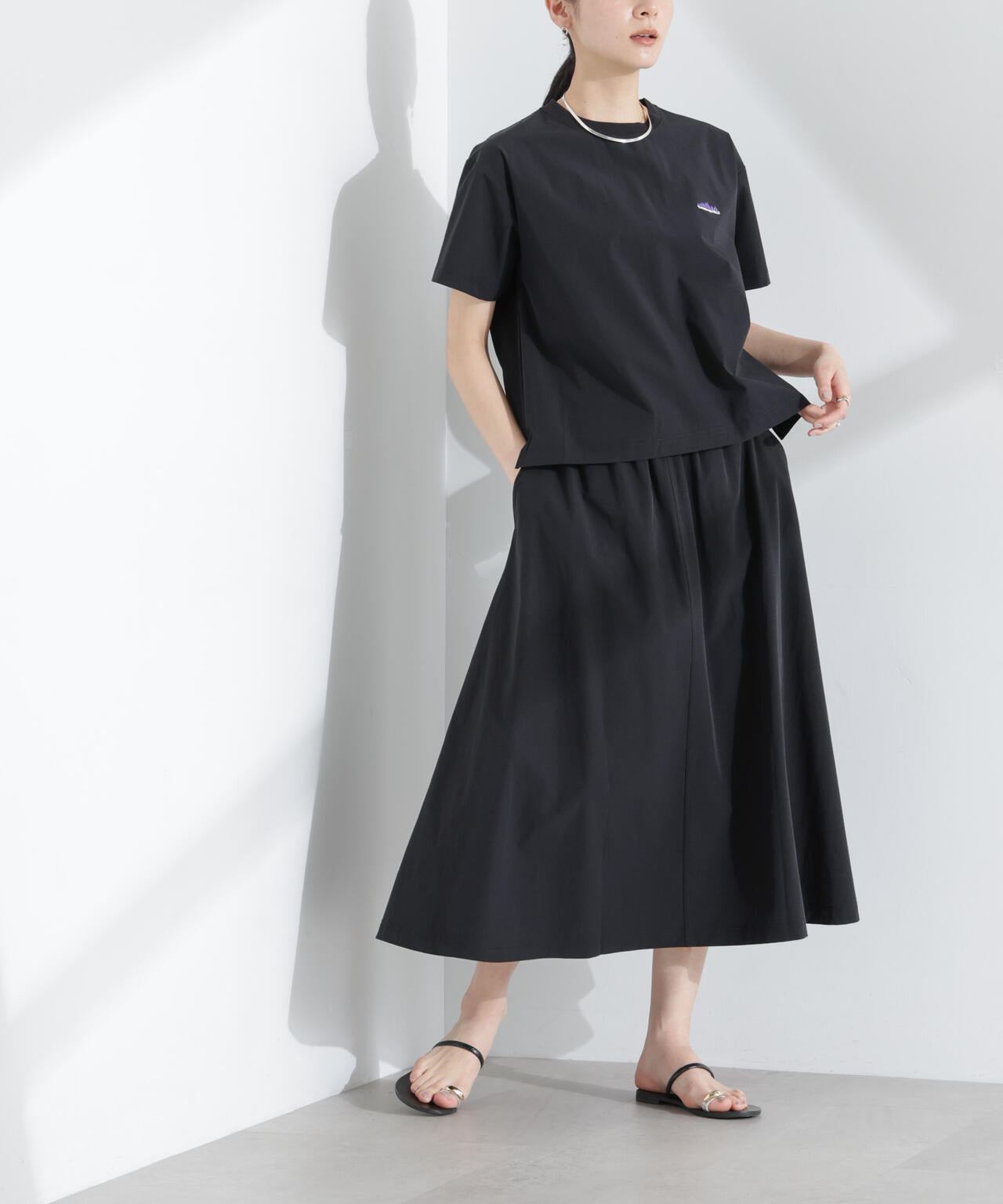 THOUSAND MILE/ショートスリーブTシャツ スカートセット 6715131001
