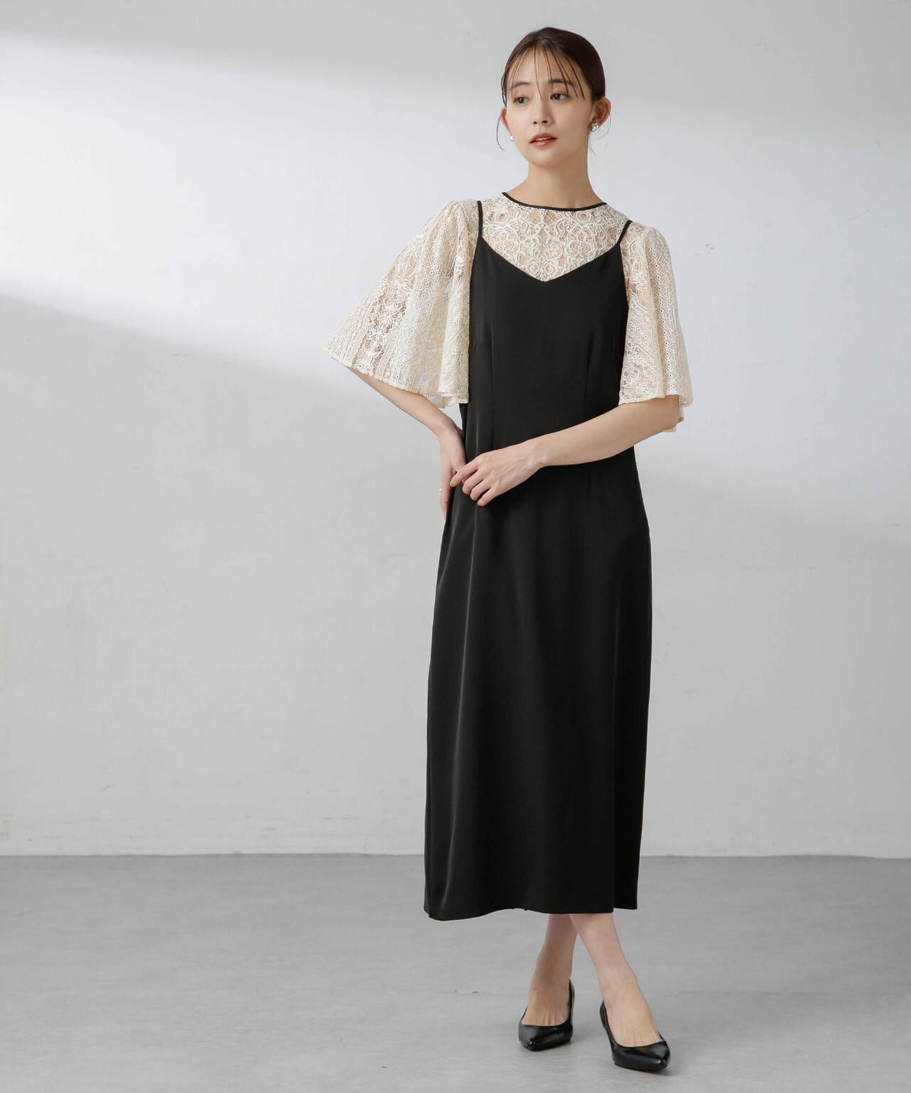 troisiemechaco/パネルレース ダブルクロス 3WAYワンピース 6714119024