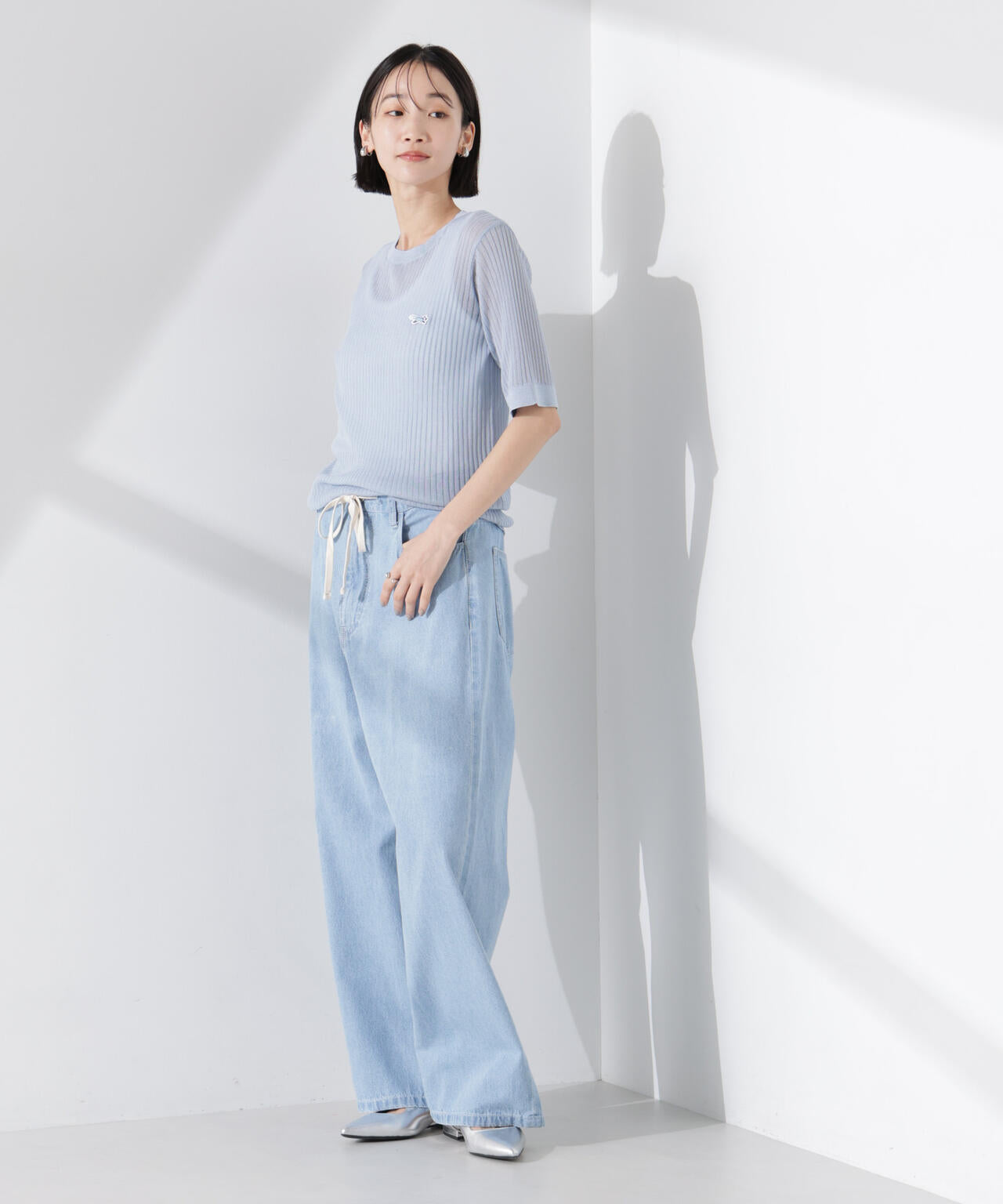 PENNEYS別注TheFOXシアーリブニットトップス 6735122326