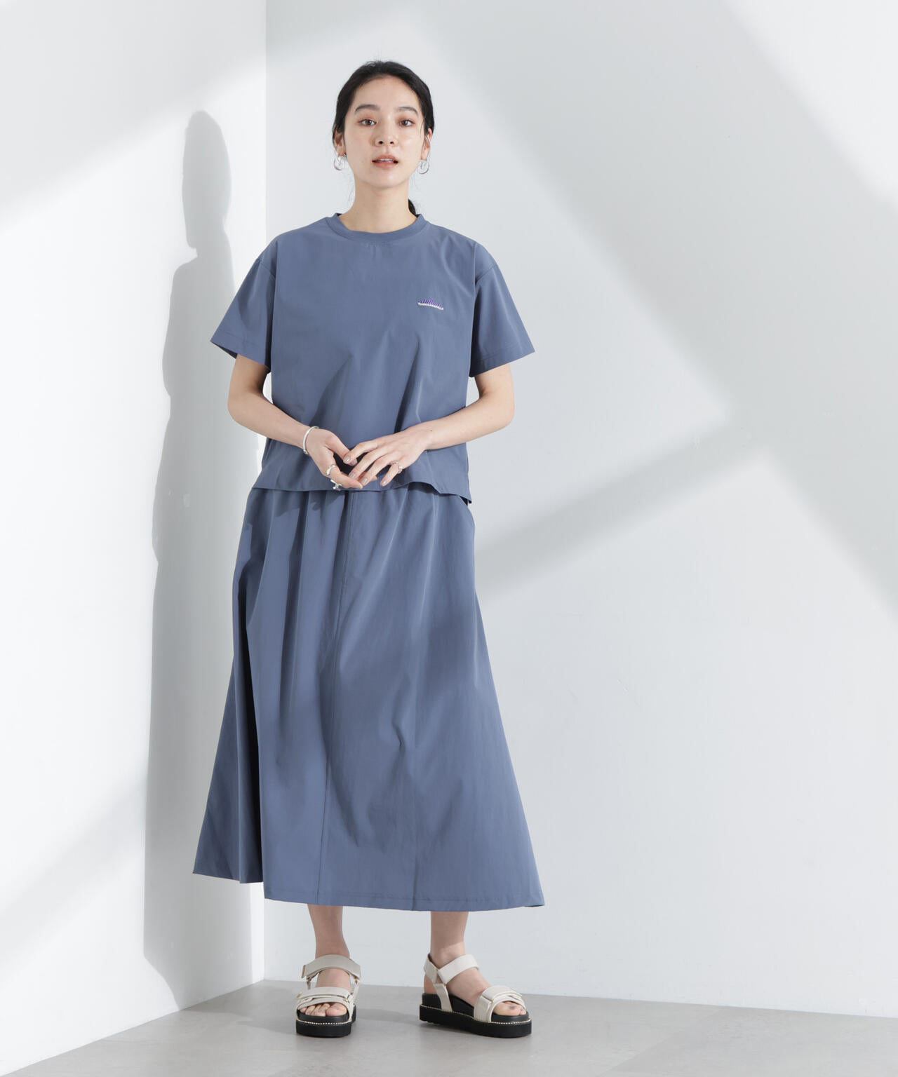 THOUSAND MILE/ショートスリーブTシャツ スカートセット 6715131001