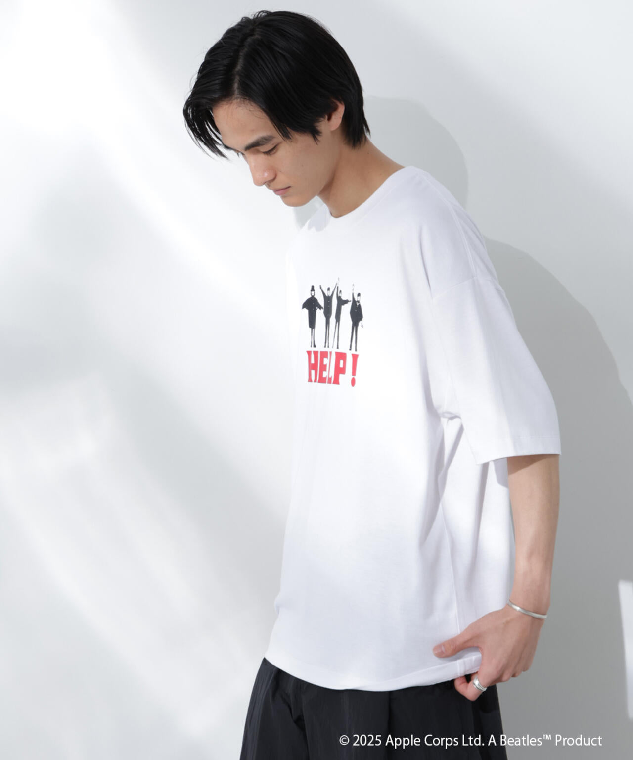 Anti Soaked(R)×BEATLES HELP 汗染み防止Tシャツ 6685124219