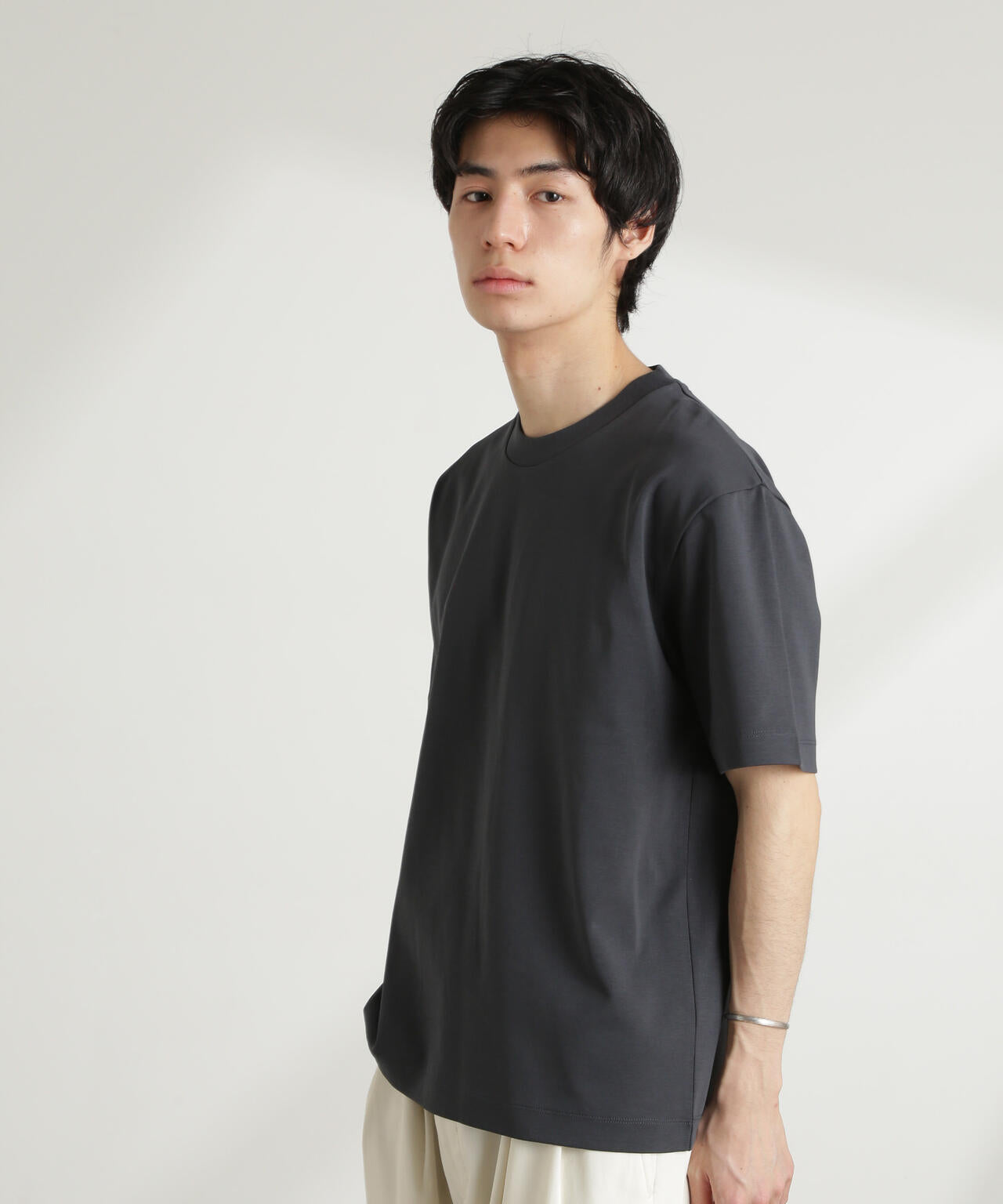 ダブルスムースクルーネックBIGTシャツ 半袖 6725124213