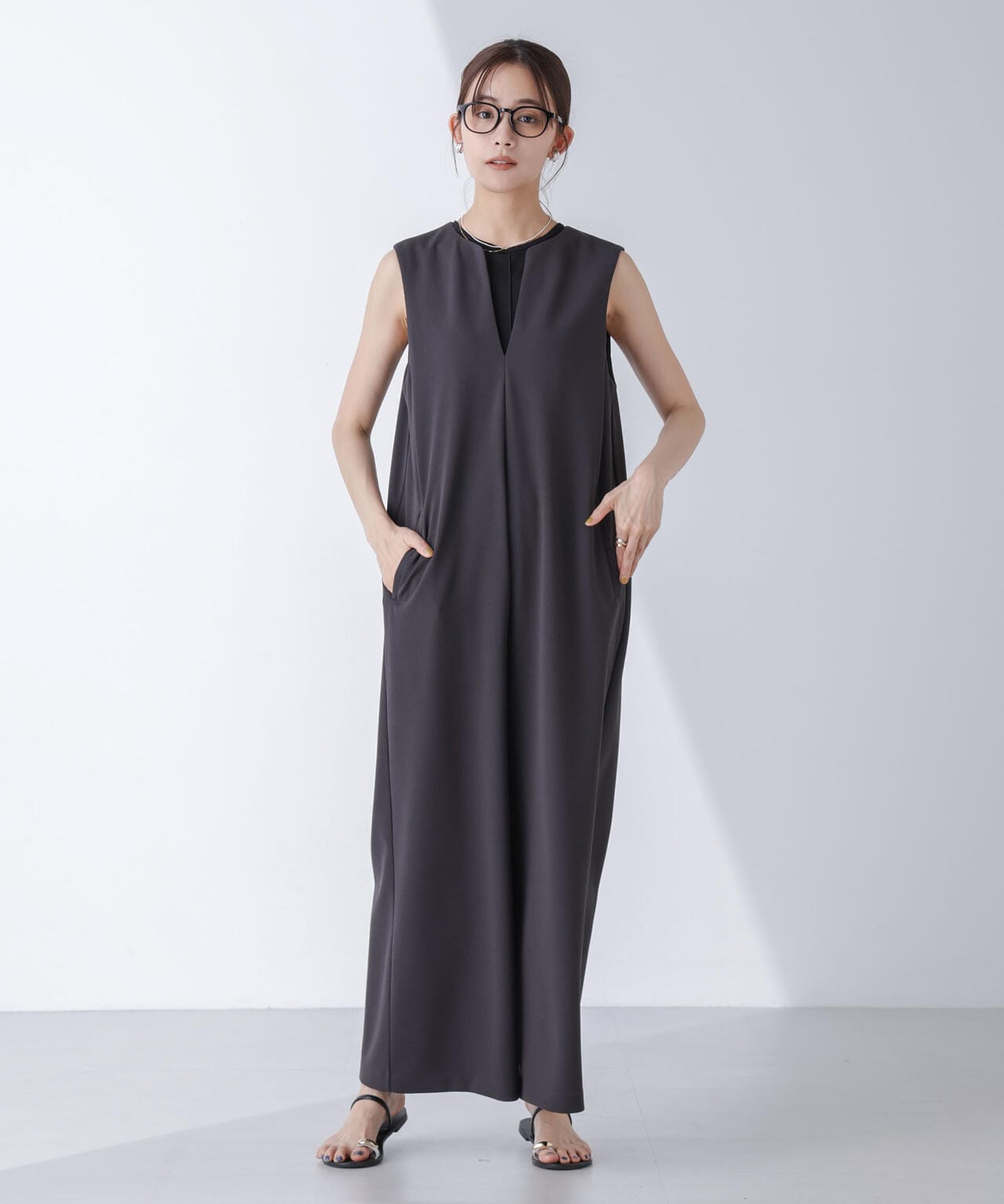 AtPARK&DAILYWEAR/カットジョーゼットサロペ 6694219309