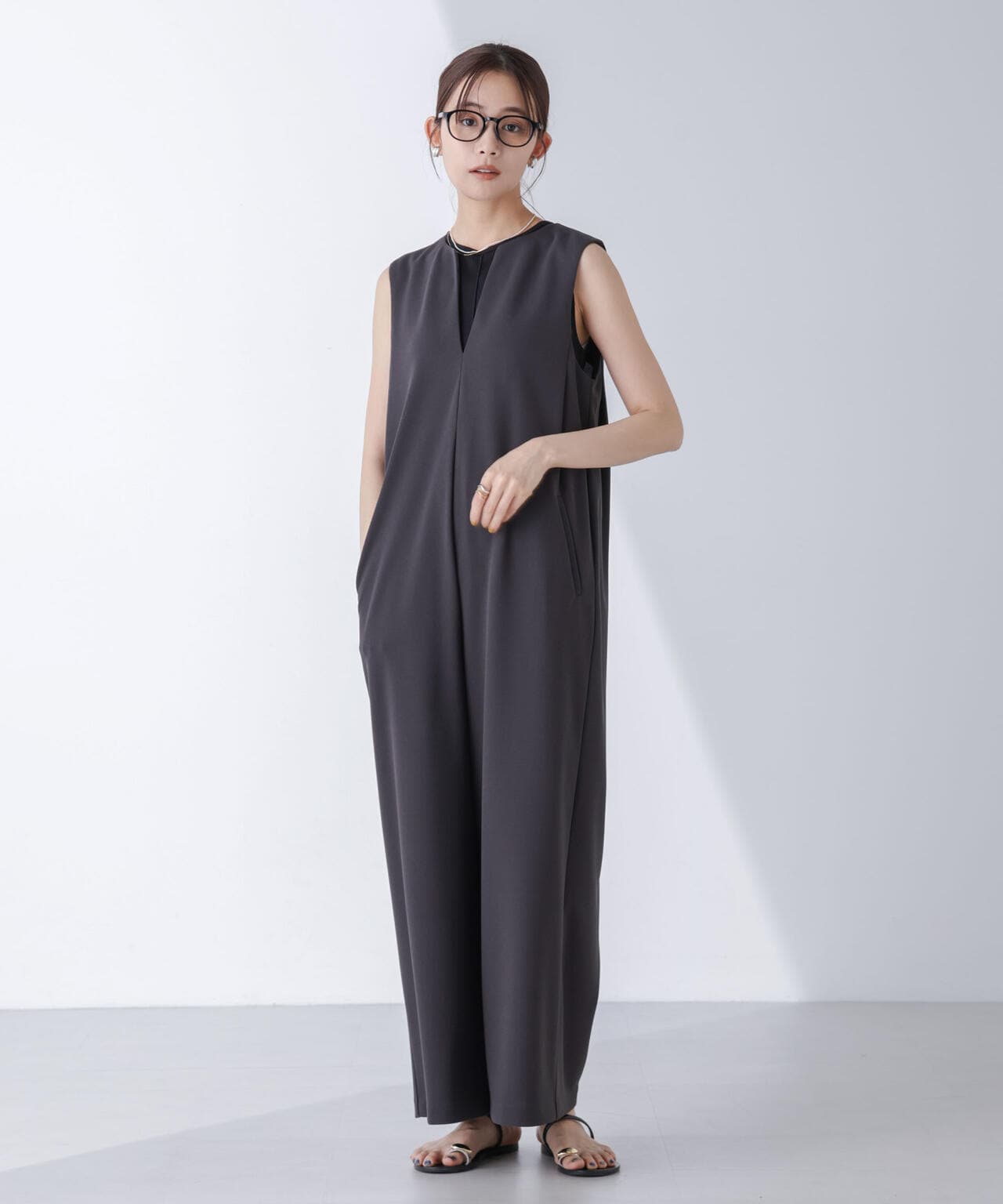 AtPARK&DAILYWEAR/カットジョーゼットサロペ 6694219309