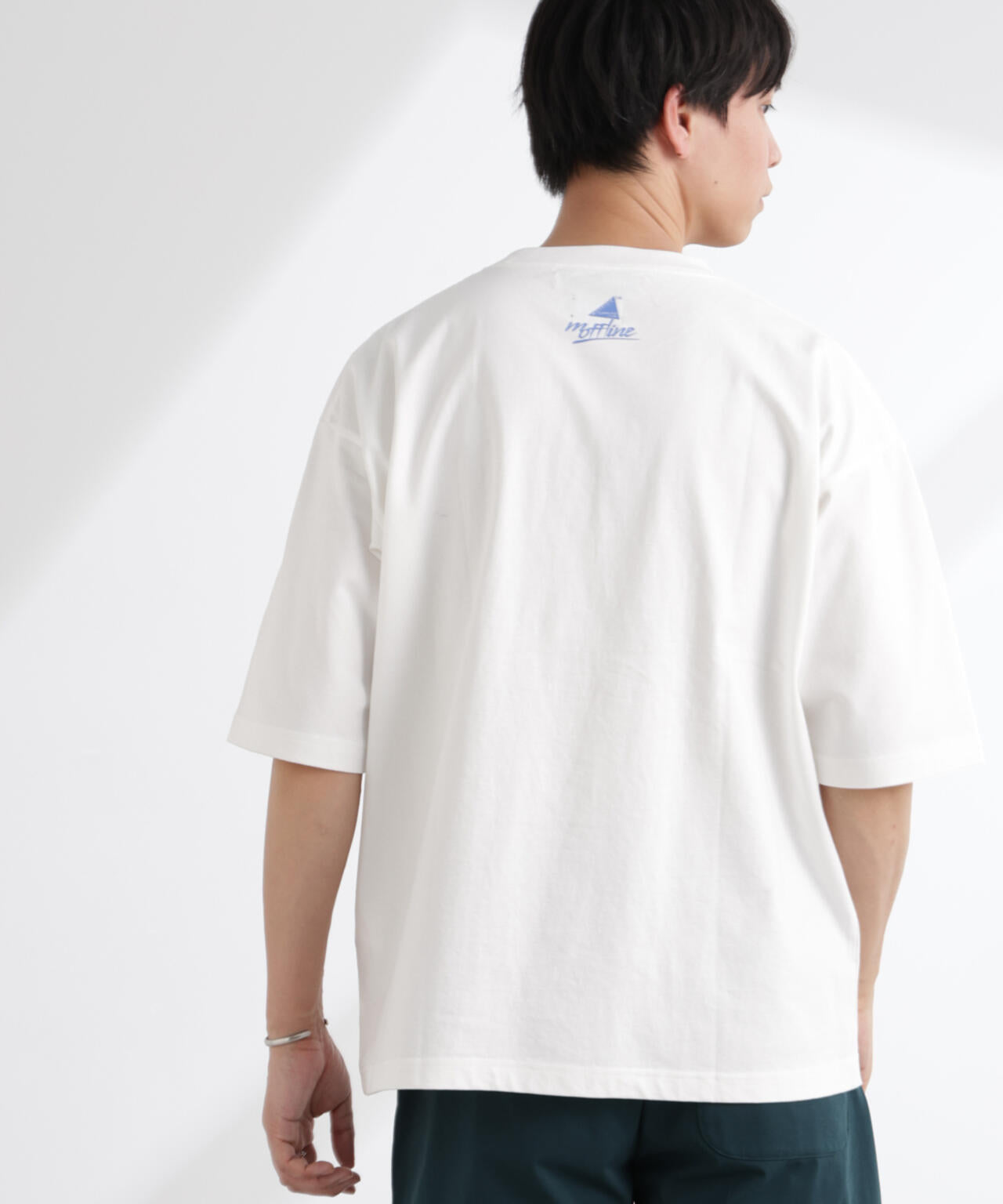 「MOFFISIE」1.0オリジナルプリント Tシャツ 半袖 6725124225