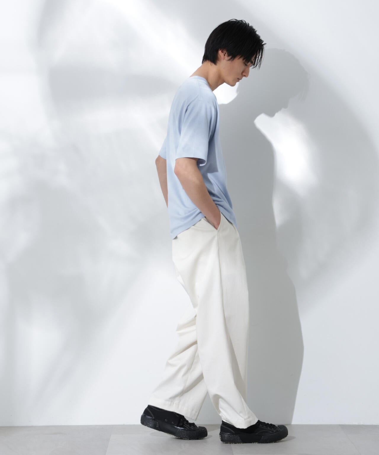 Anti Soaked(R)汗染み防止 De Light ミドルシルエットTシャツ 6685124211