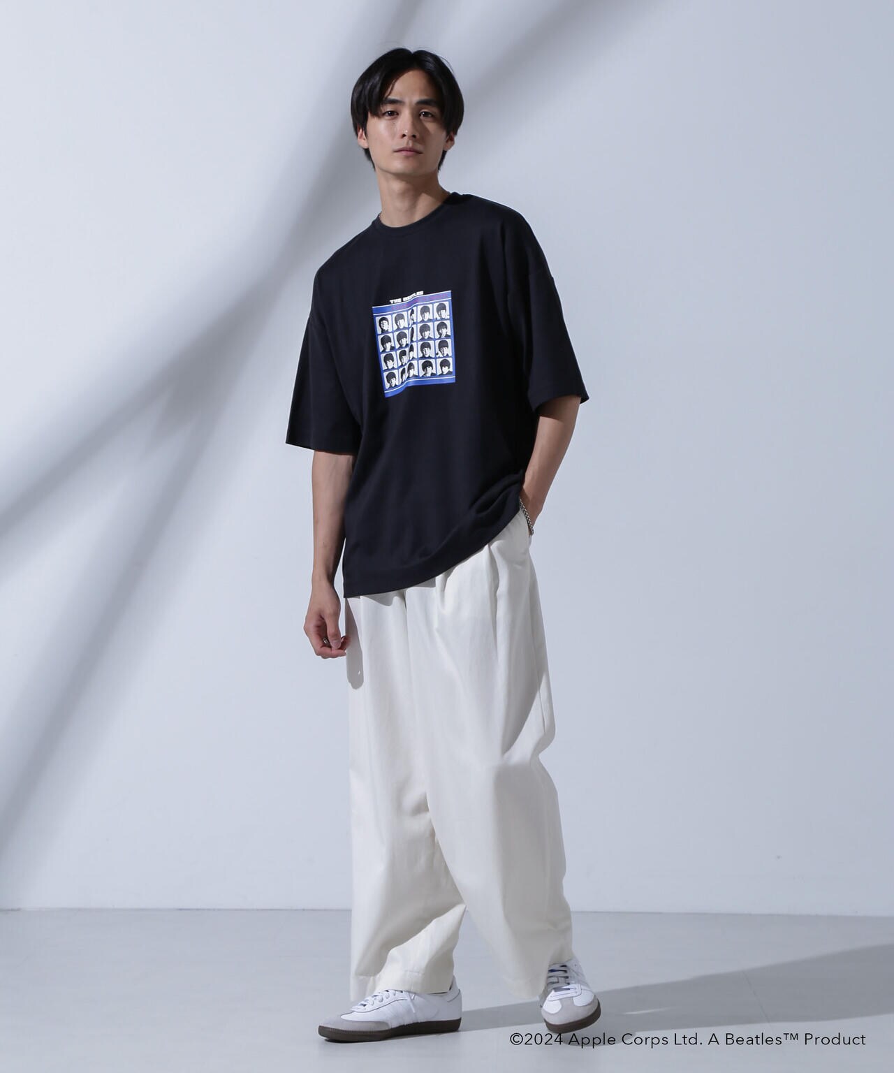 GOOD ROCK SPEED×Anti Soaked(R) 汗染み防止 「THE BEATLES」3 クルーネックビッグTシャツ 6684124244