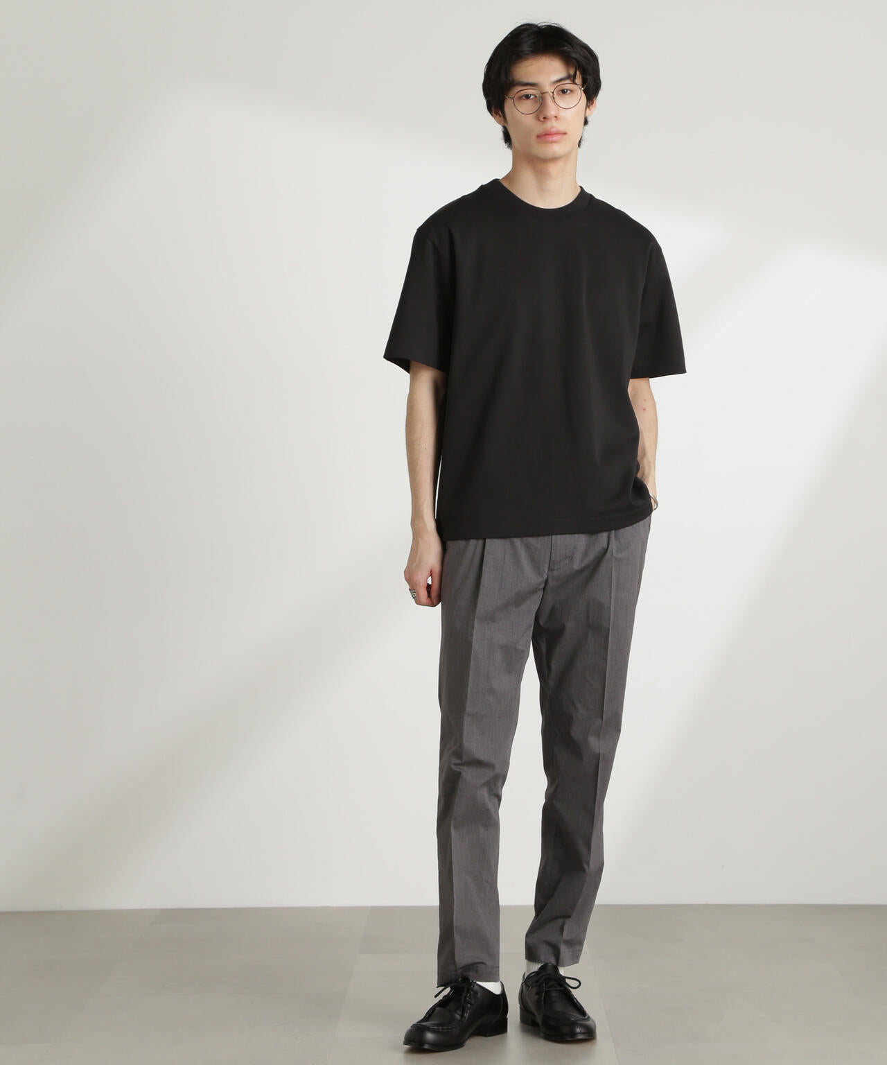 ダブルスムースクルーネックBIGTシャツ 半袖 6725124213