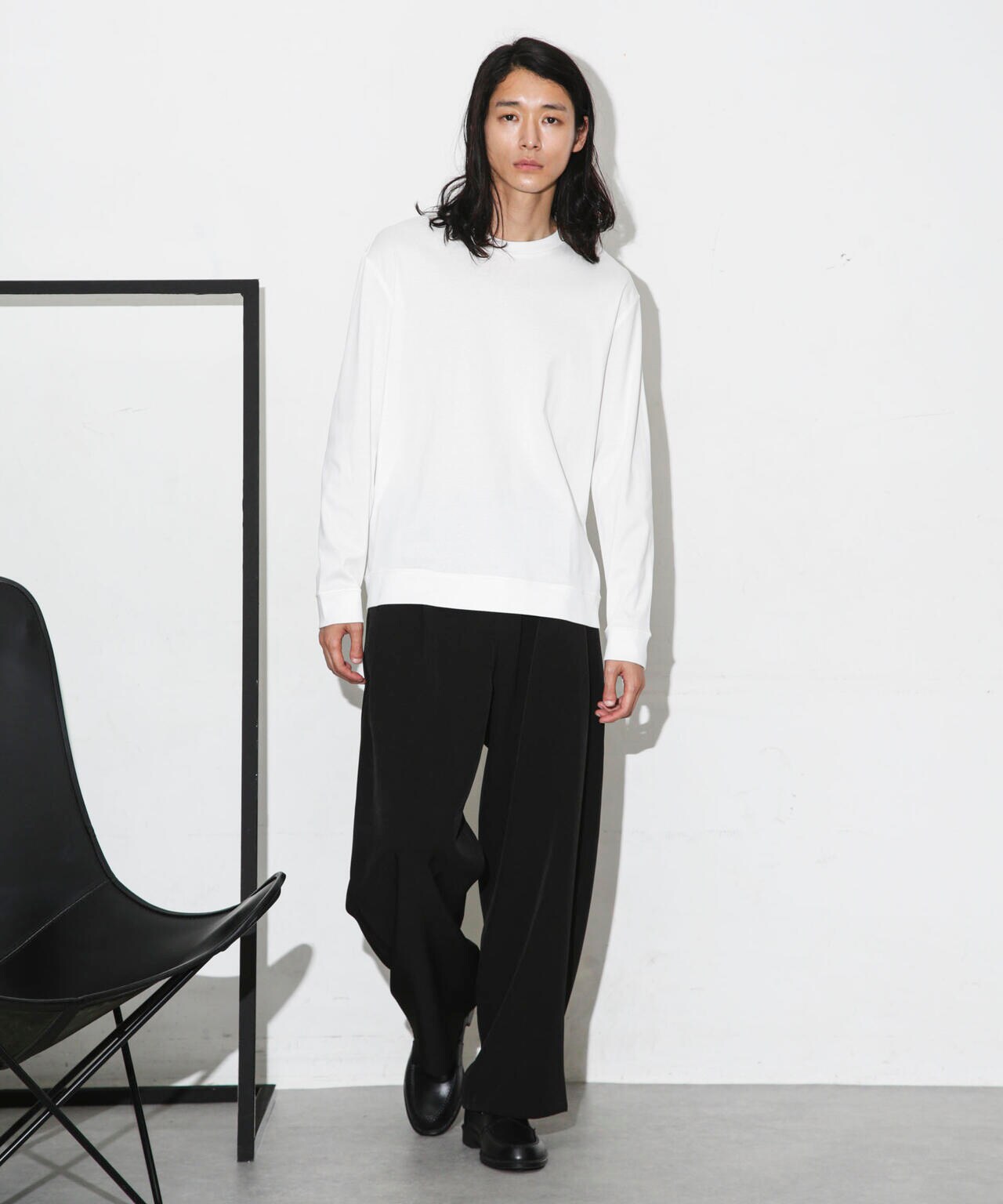 「FORMAL JERSEY」クルーネックカットソー長袖 6684123205