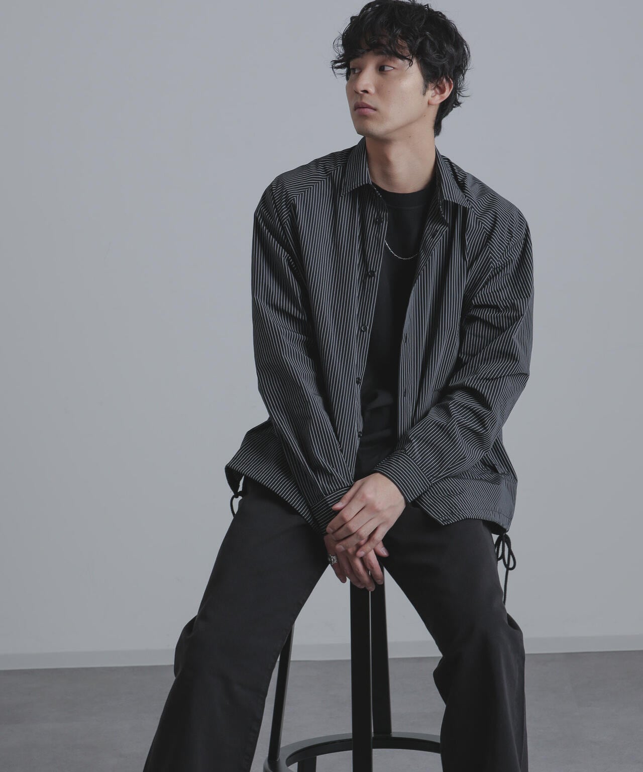 総柄サイドスピンドルコーチシャツジャケット 6684112216