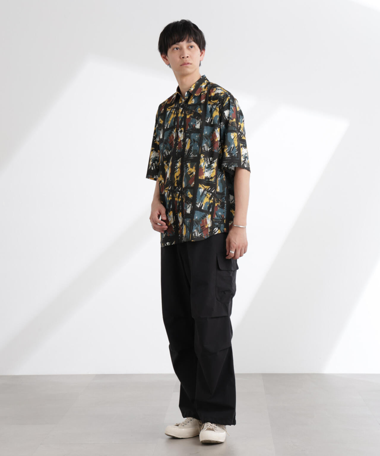 アート柄シャツ 半袖 6725121222