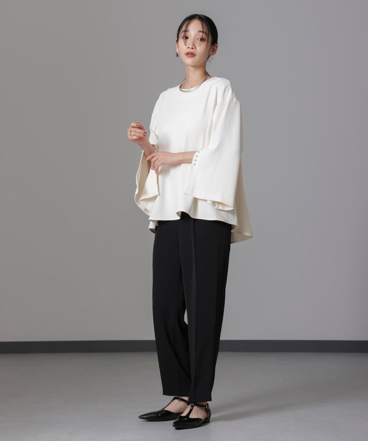 troisiemechaco/DOUBLE CLOTH セットアップパンツ 6714229002