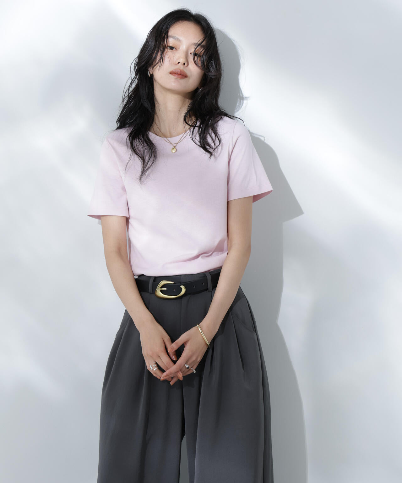 Anti Soaked(R) 汗染み防止カラフルクルーTシャツ 6695124306